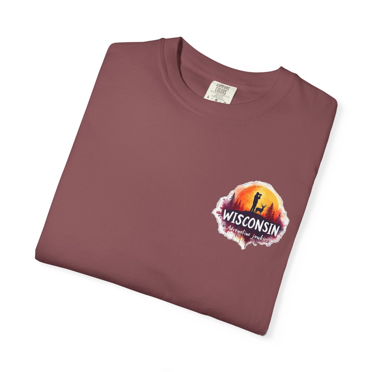 Wisconsin Adrenaline Junkies Unisex Garment-Dyed T-shirt