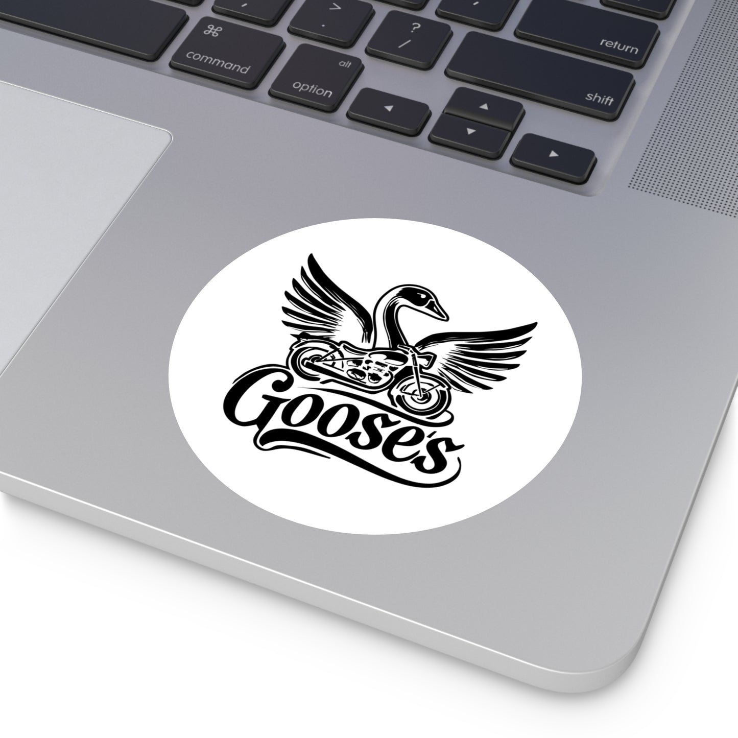 Goose’s Round Stickers, Indoor\Outdoor