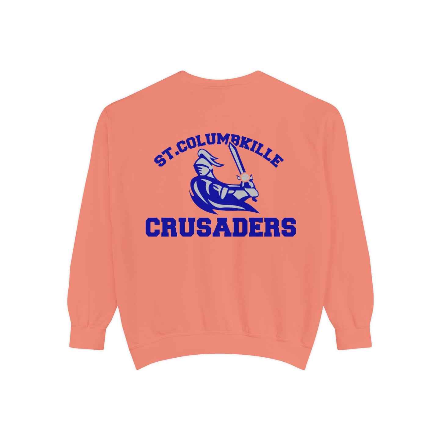 St. Columbkille Crusaders - Unisex Garment-Dyed Sweatshirt