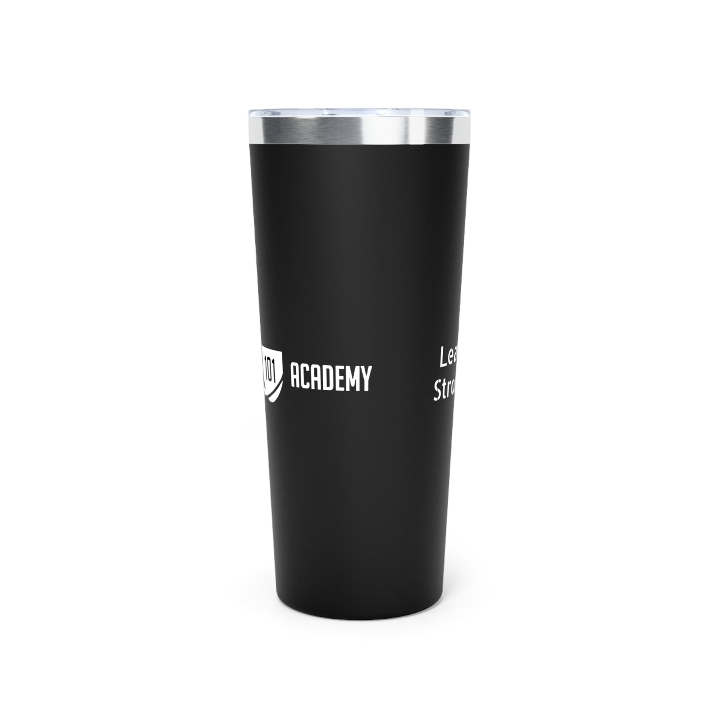 Training 101 Academy Copper Vacuum Insulated Tumbler, 22oz Lean Thinker, Strong Drinker