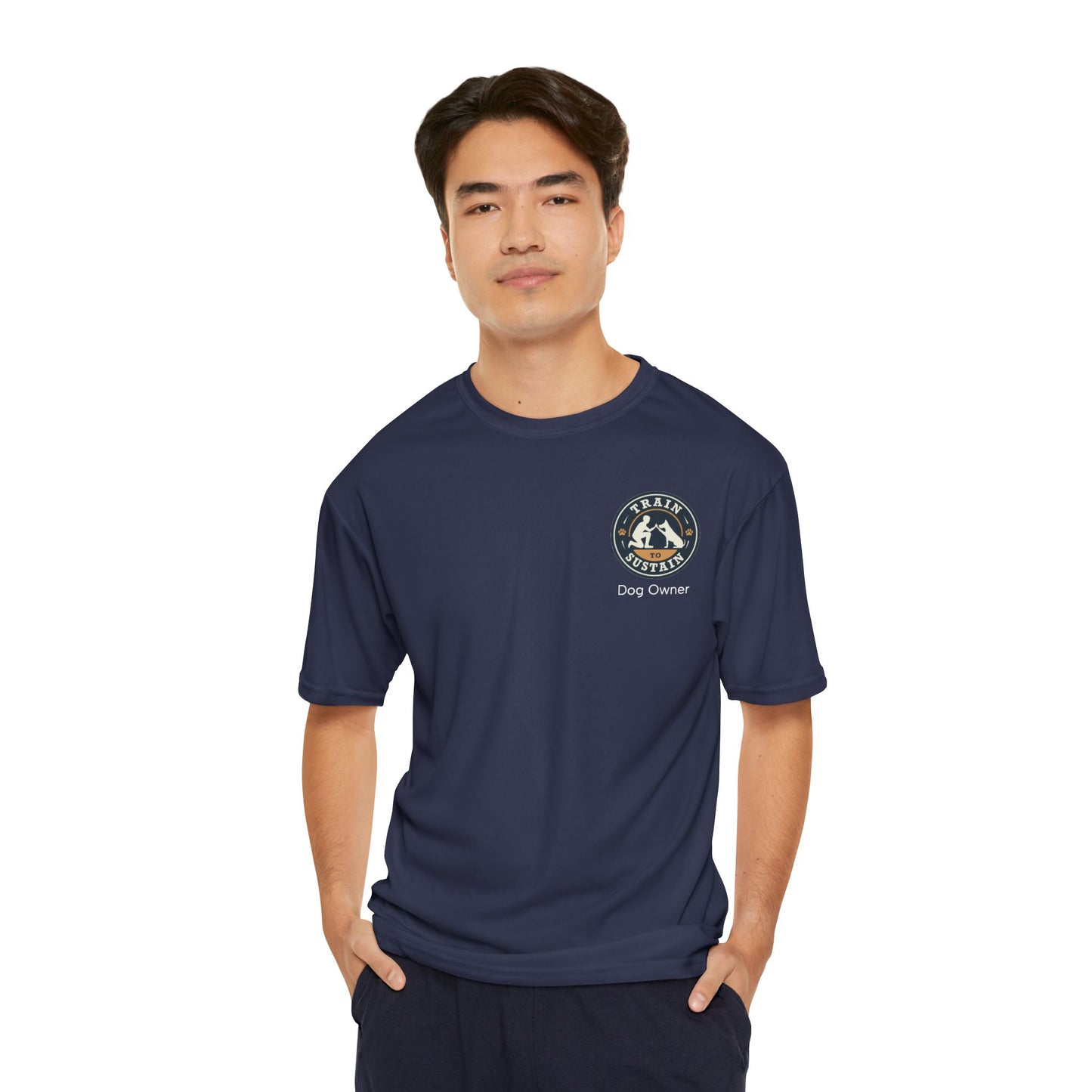 Train to Sustain - Dog Owner Performance Fitness T-Shirt
