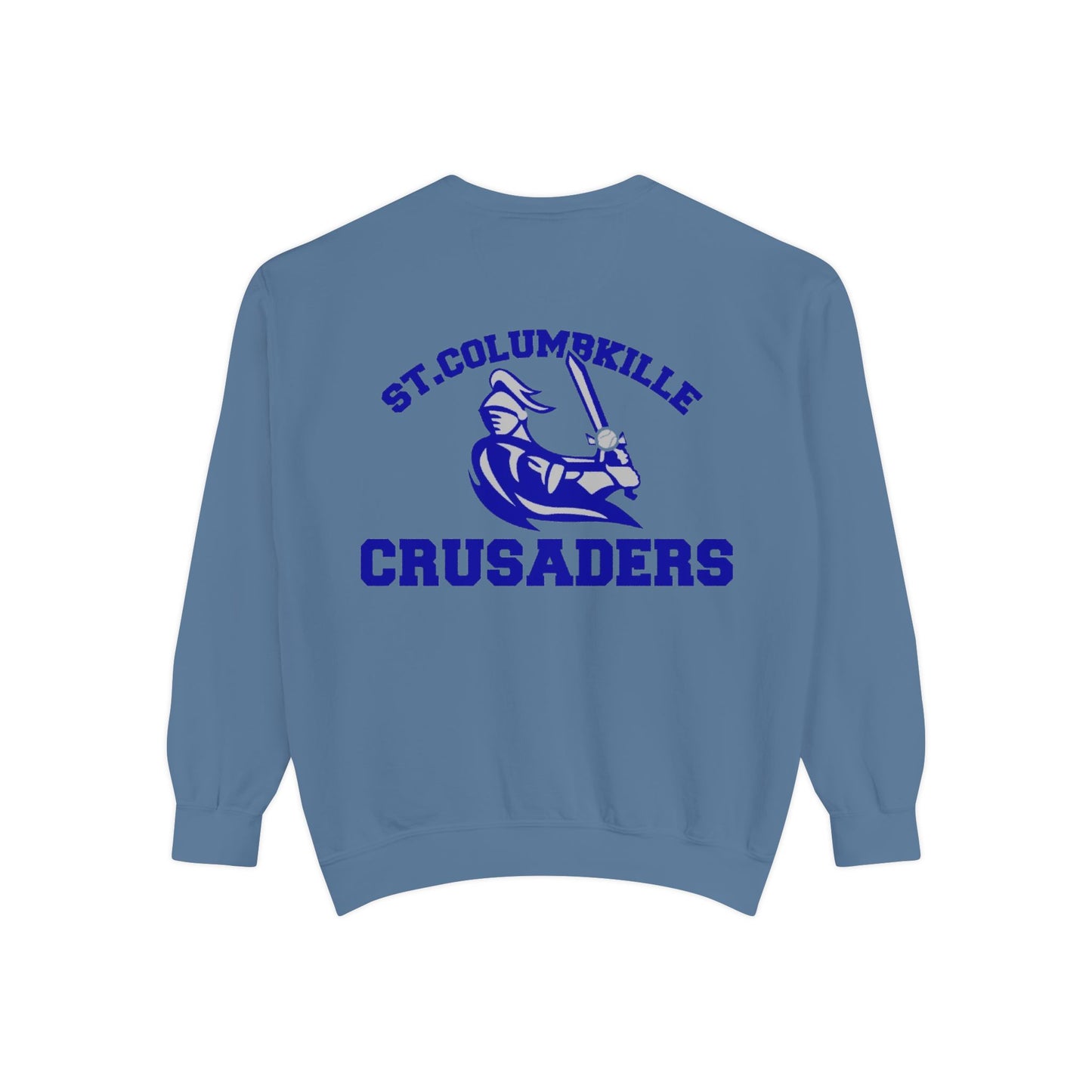 St. Columbkille Crusaders - Unisex Garment-Dyed Sweatshirt