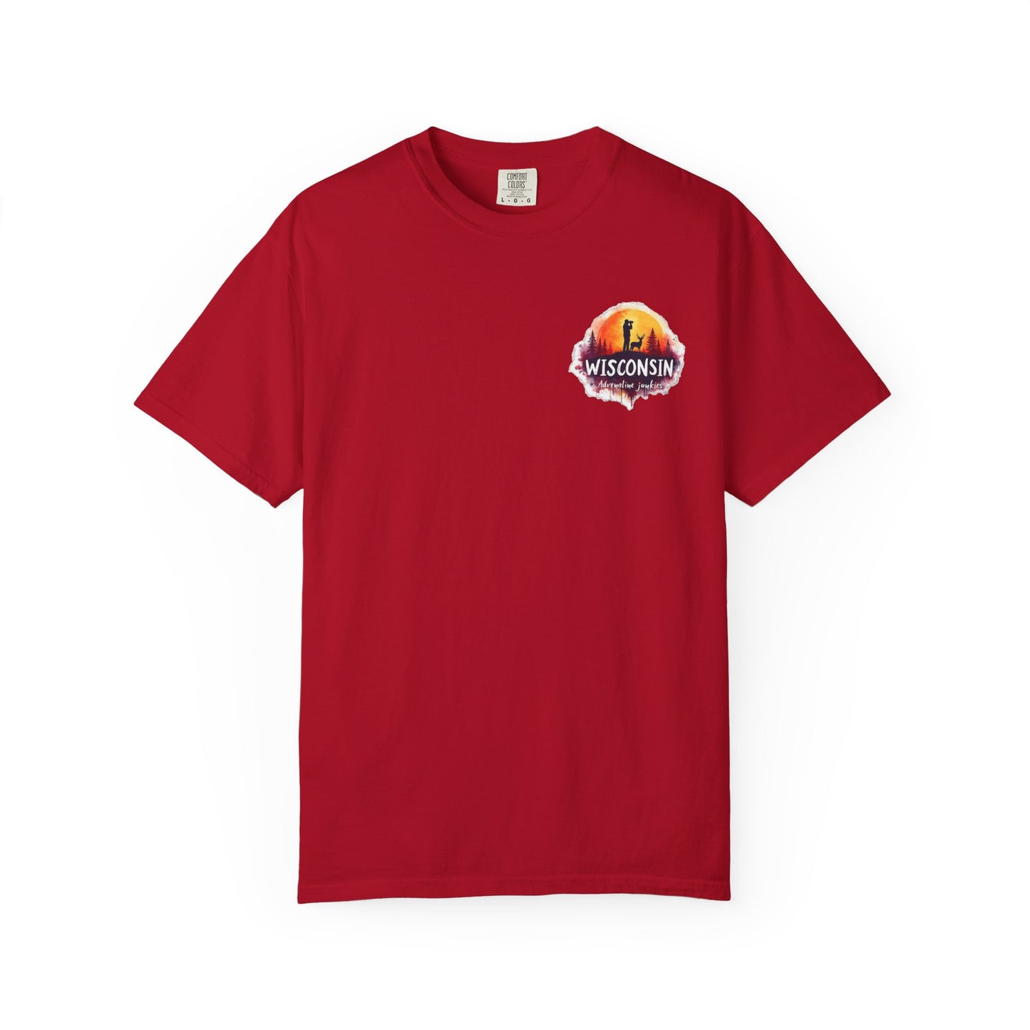 Wisconsin Adrenaline Junkies Unisex Garment-Dyed T-shirt