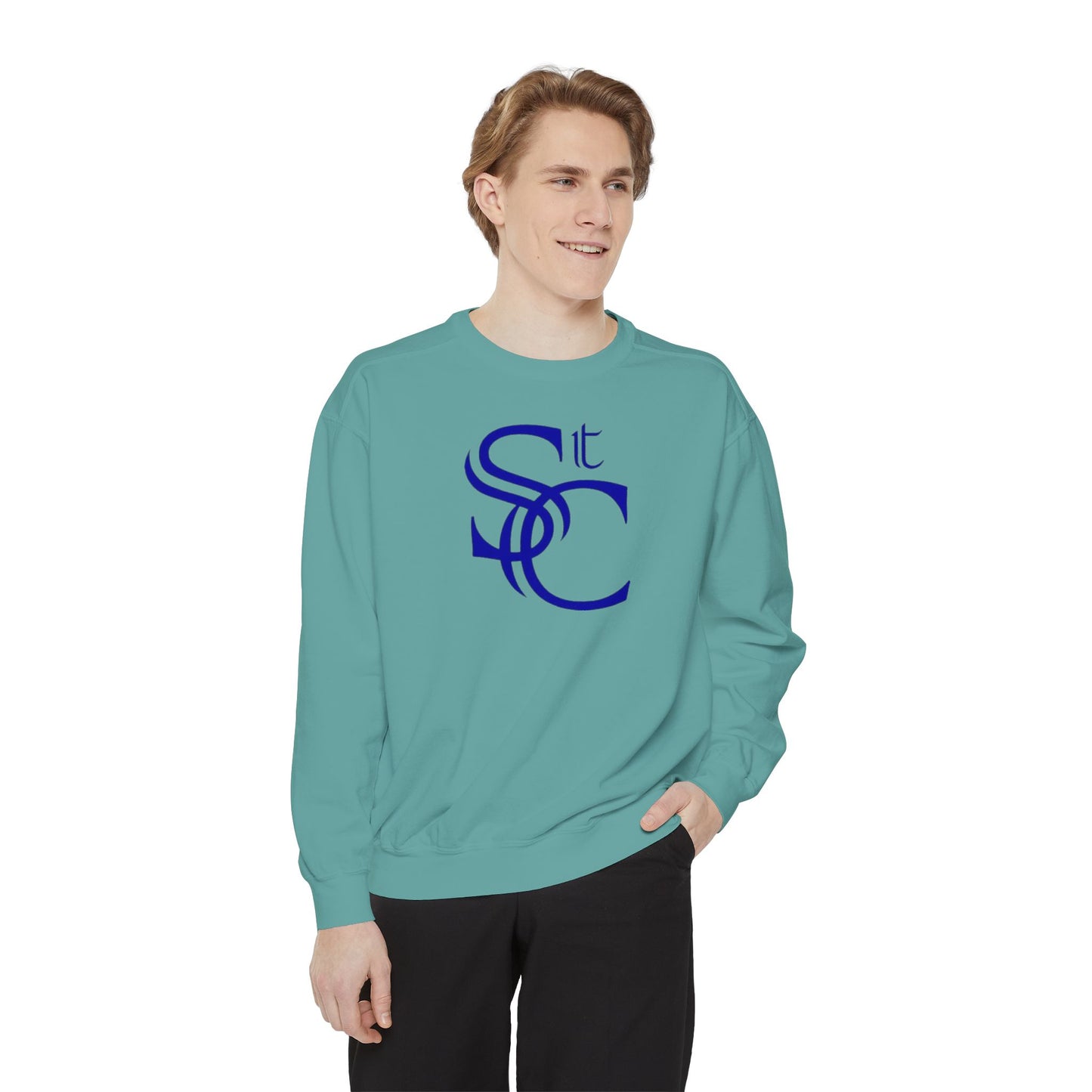 St. Columbkille Crusaders - Unisex Garment-Dyed Sweatshirt
