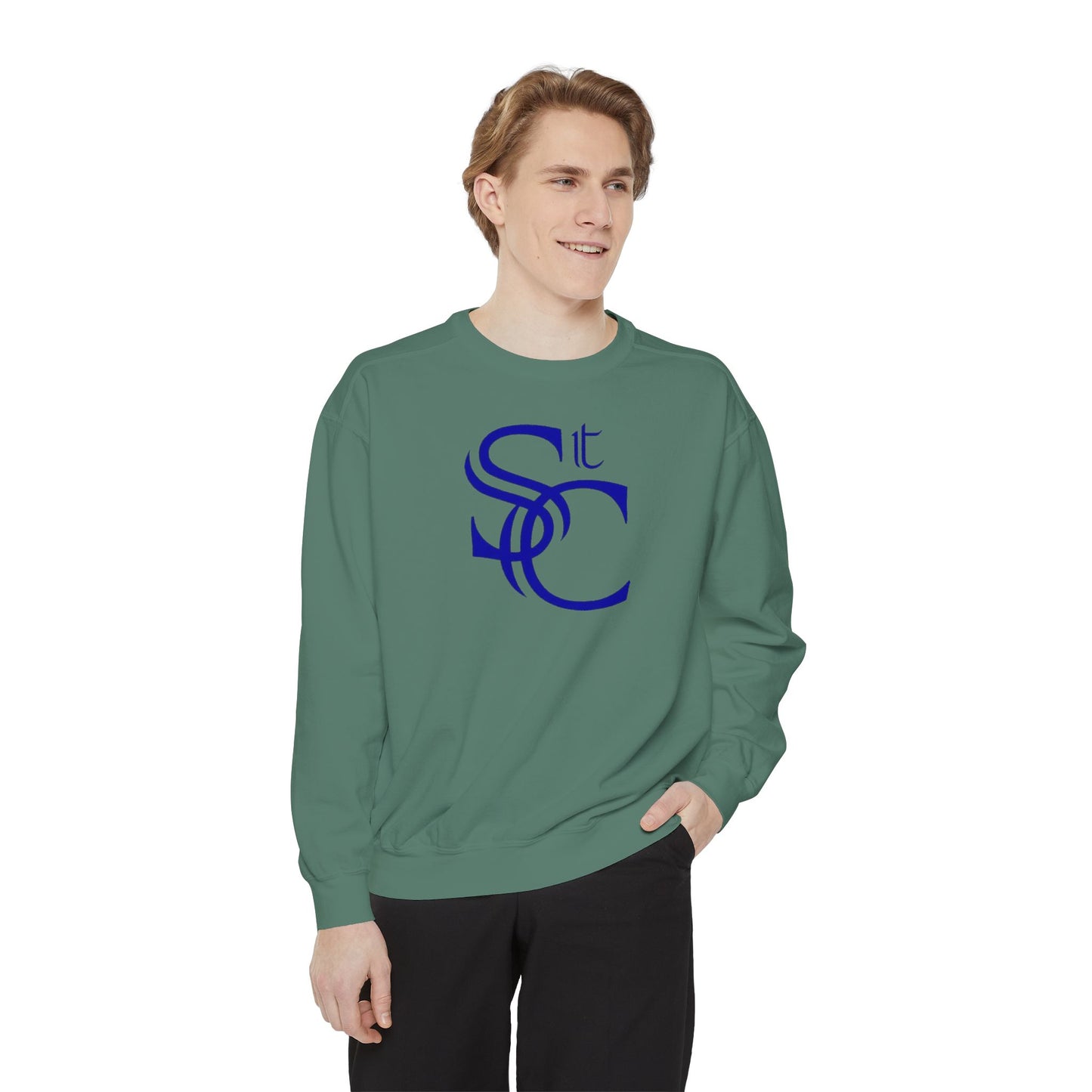 St. Columbkille Crusaders - Unisex Garment-Dyed Sweatshirt