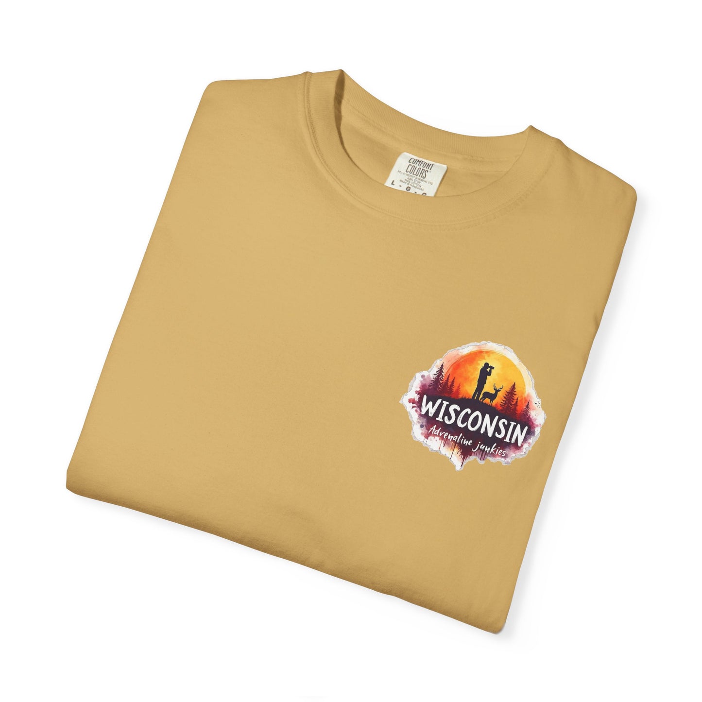 Wisconsin Adrenaline Junkies Unisex Garment-Dyed T-shirt