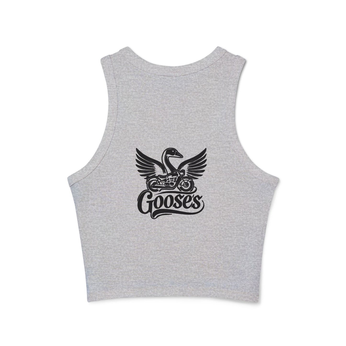 Goose's Women's Micro Rib Racer Tank Top