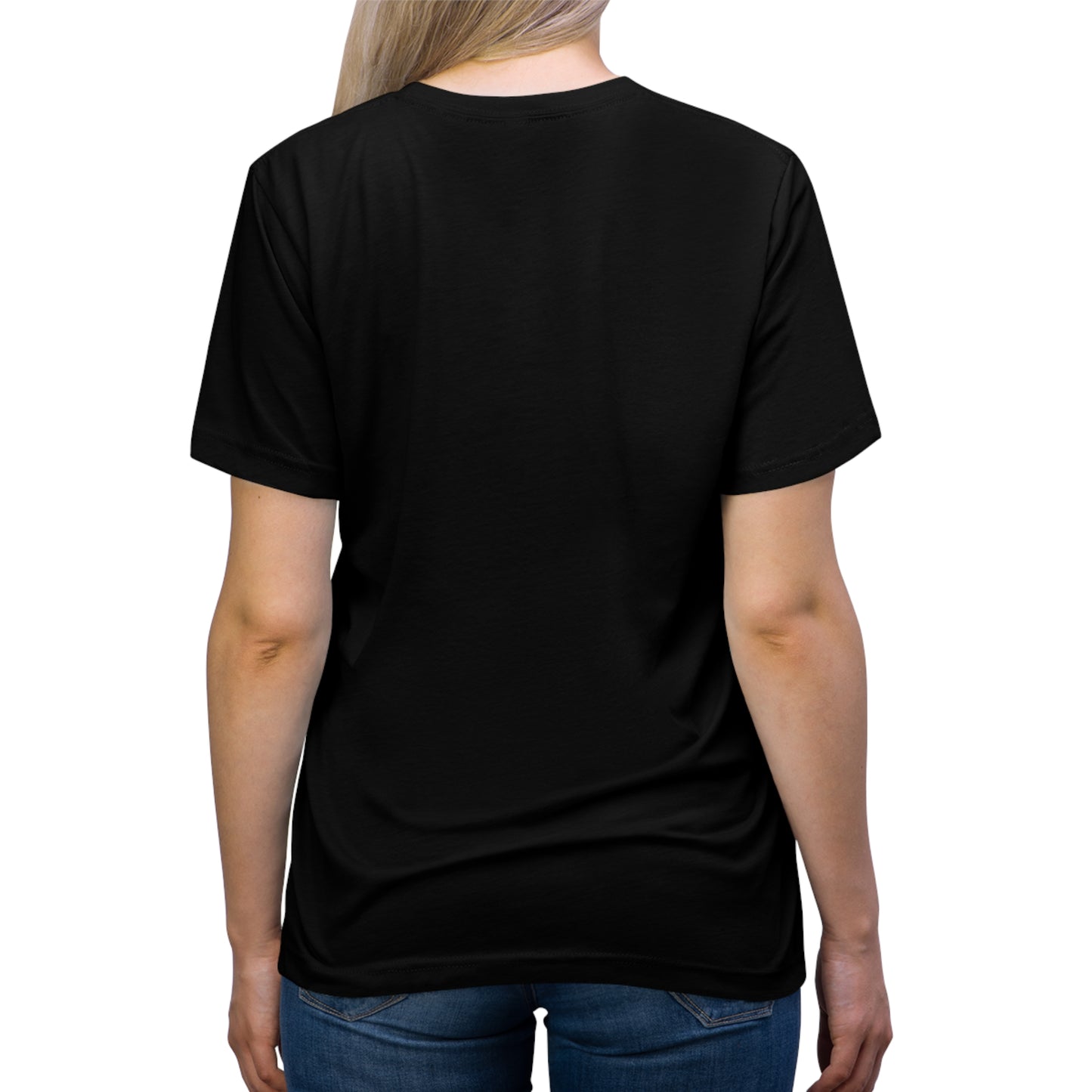 Label in neck - Template - Unisex Triblend Tee