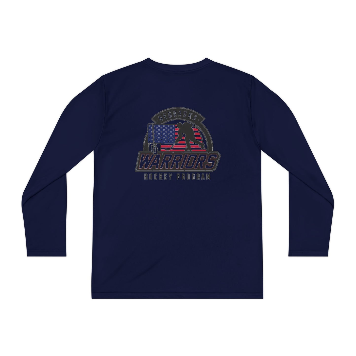 Nebraska Warriors Hockey Program Long Sleeve Tee Youth