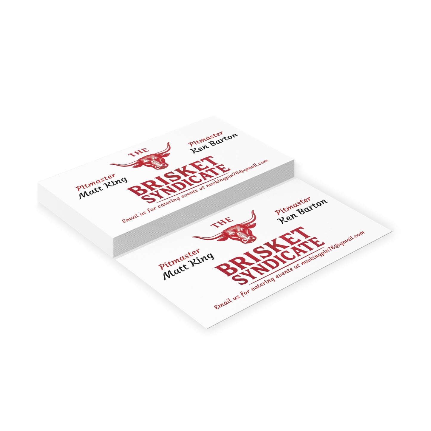 The Brisket Syndicate - Business Cards