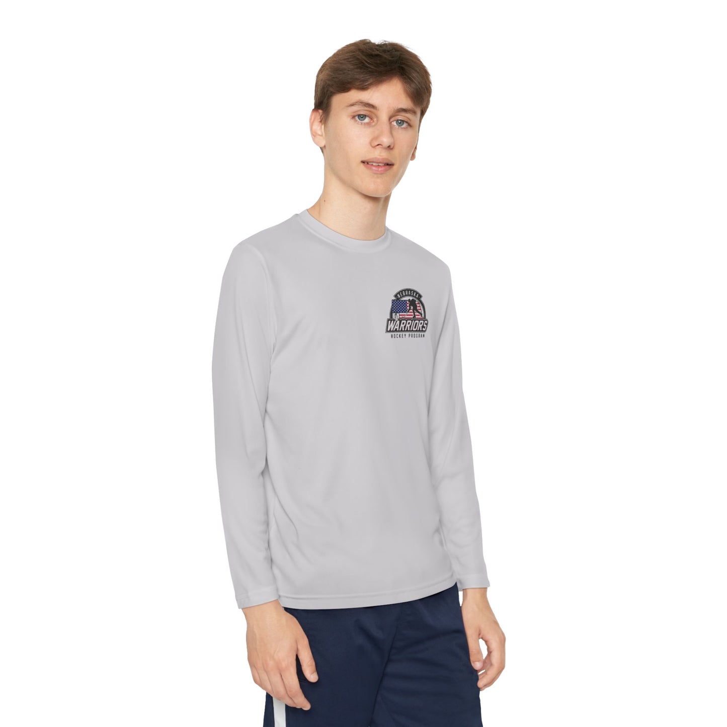 Nebraska Warriors Hockey Program Long Sleeve Tee Youth