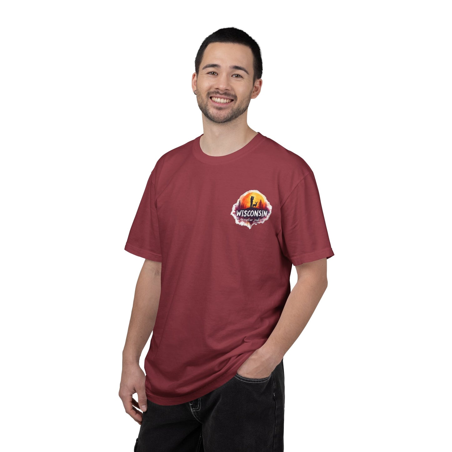 Wisconsin Adrenaline Junkies Unisex Garment-Dyed T-shirt