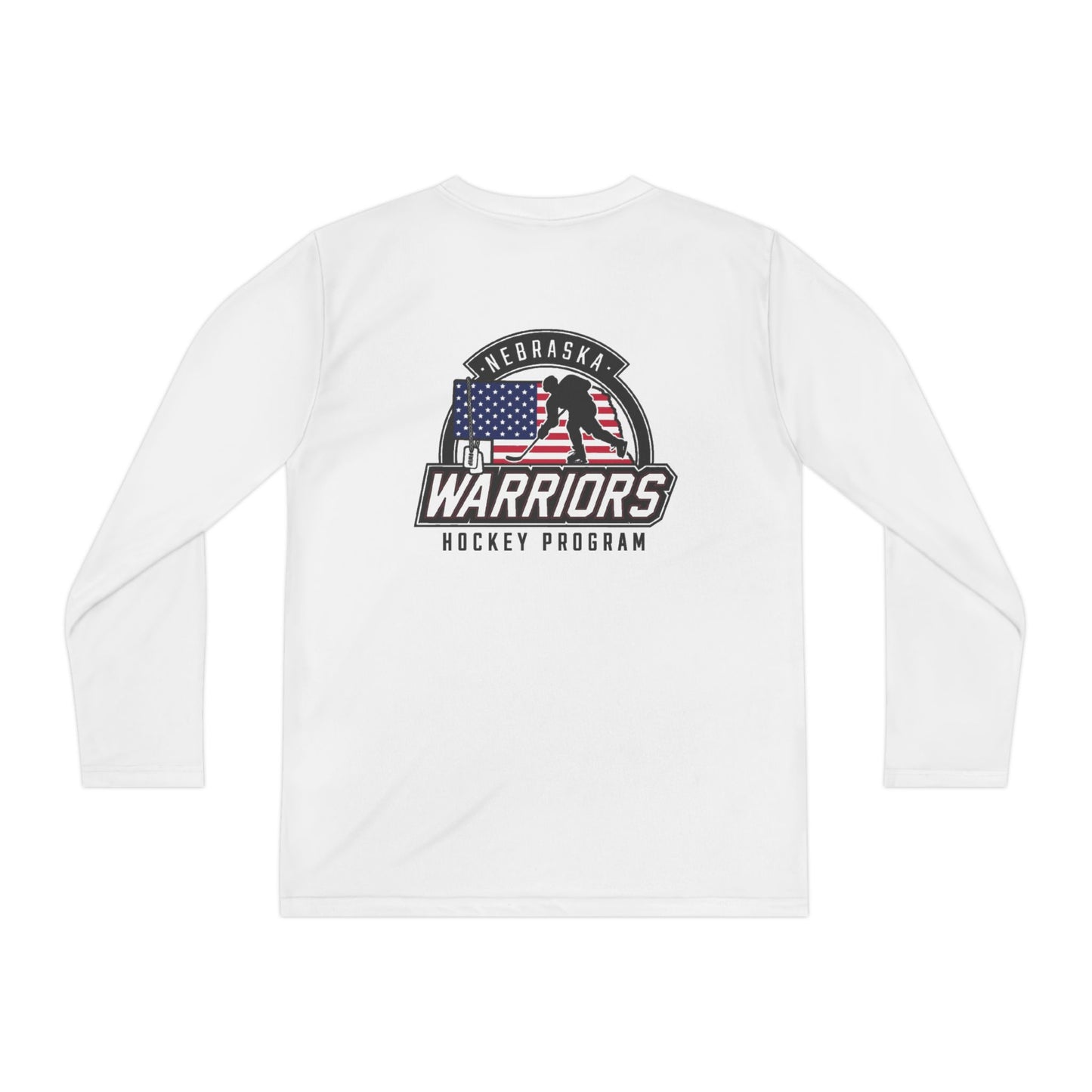 Nebraska Warriors Hockey Program Long Sleeve Tee Youth