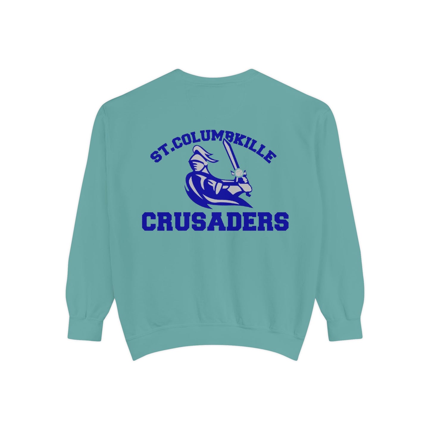 St. Columbkille Crusaders - Unisex Garment-Dyed Sweatshirt