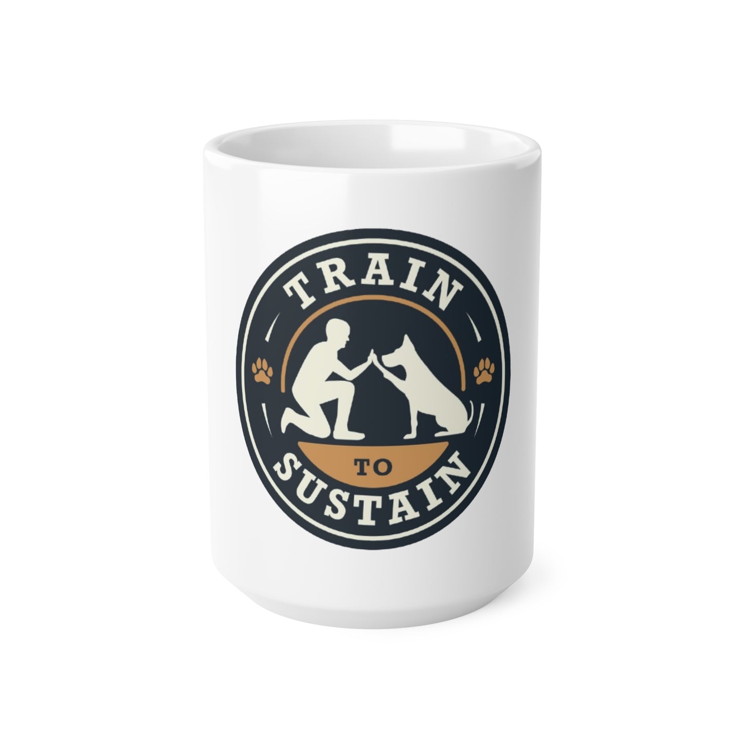 Train to Sustain - Ceramic Coffee Cups, 11oz, 15oz