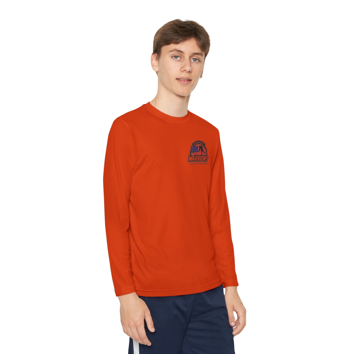 Nebraska Warriors Hockey Program Long Sleeve Tee Youth