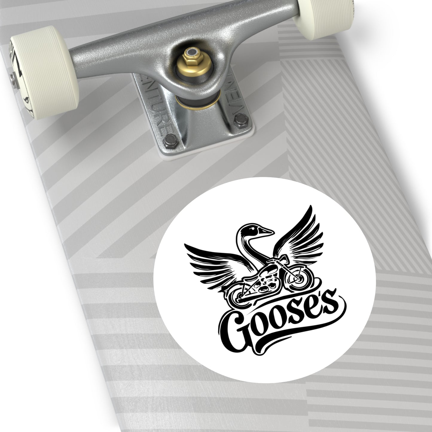 Goose’s Round Stickers, Indoor\Outdoor