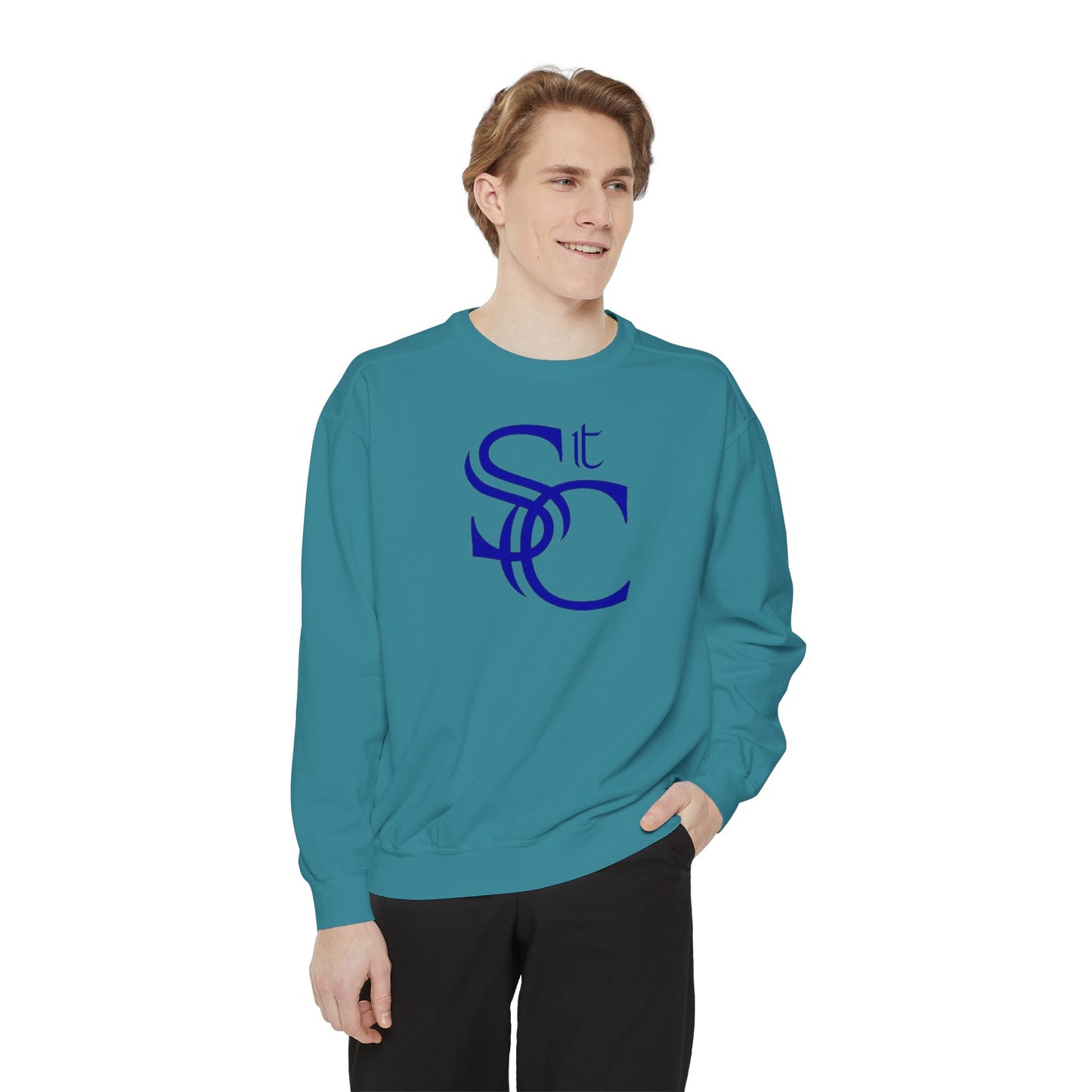 St. Columbkille Crusaders - Unisex Garment-Dyed Sweatshirt
