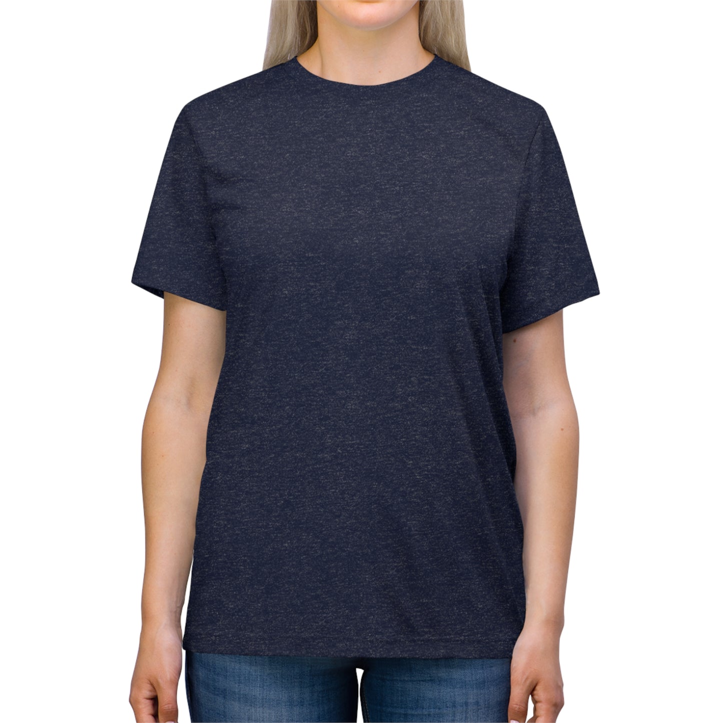 Label in neck - Template - Unisex Triblend Tee