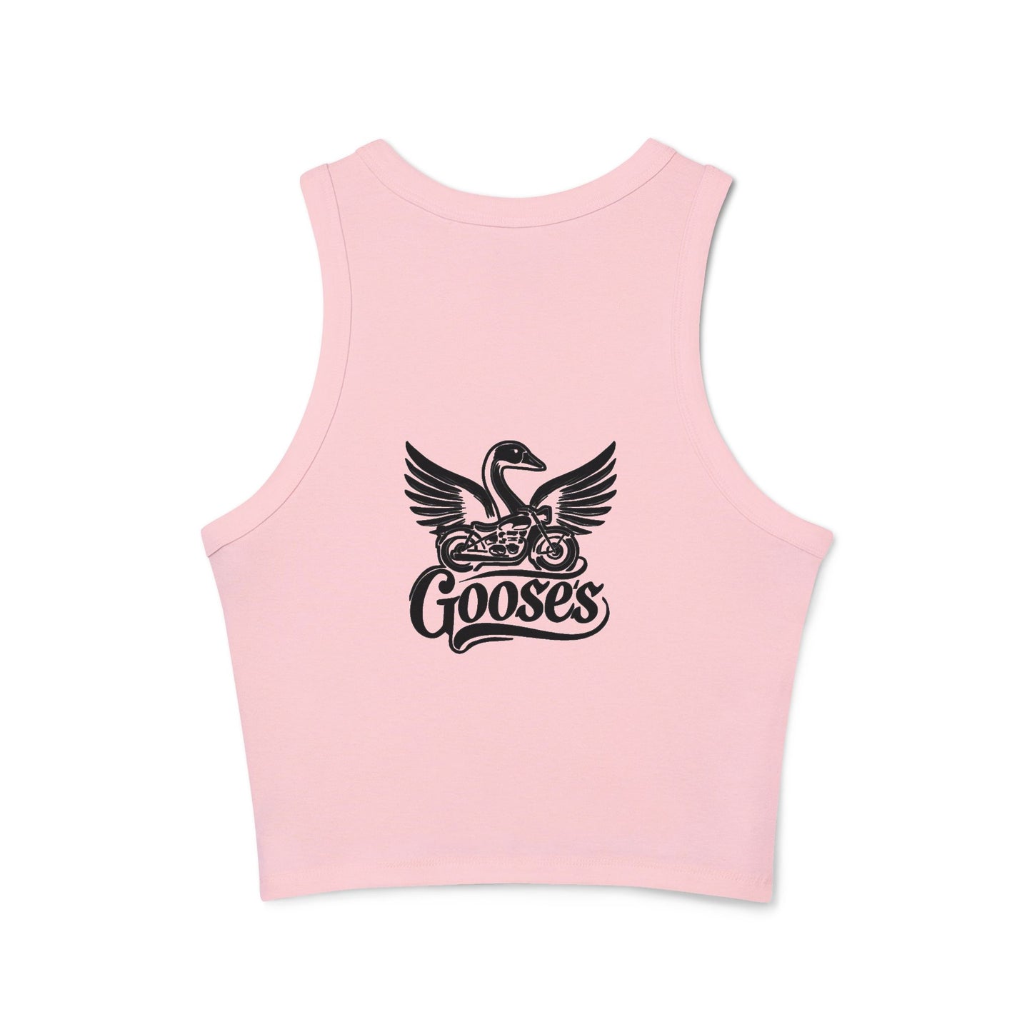 Goose's Women's Micro Rib Racer Tank Top