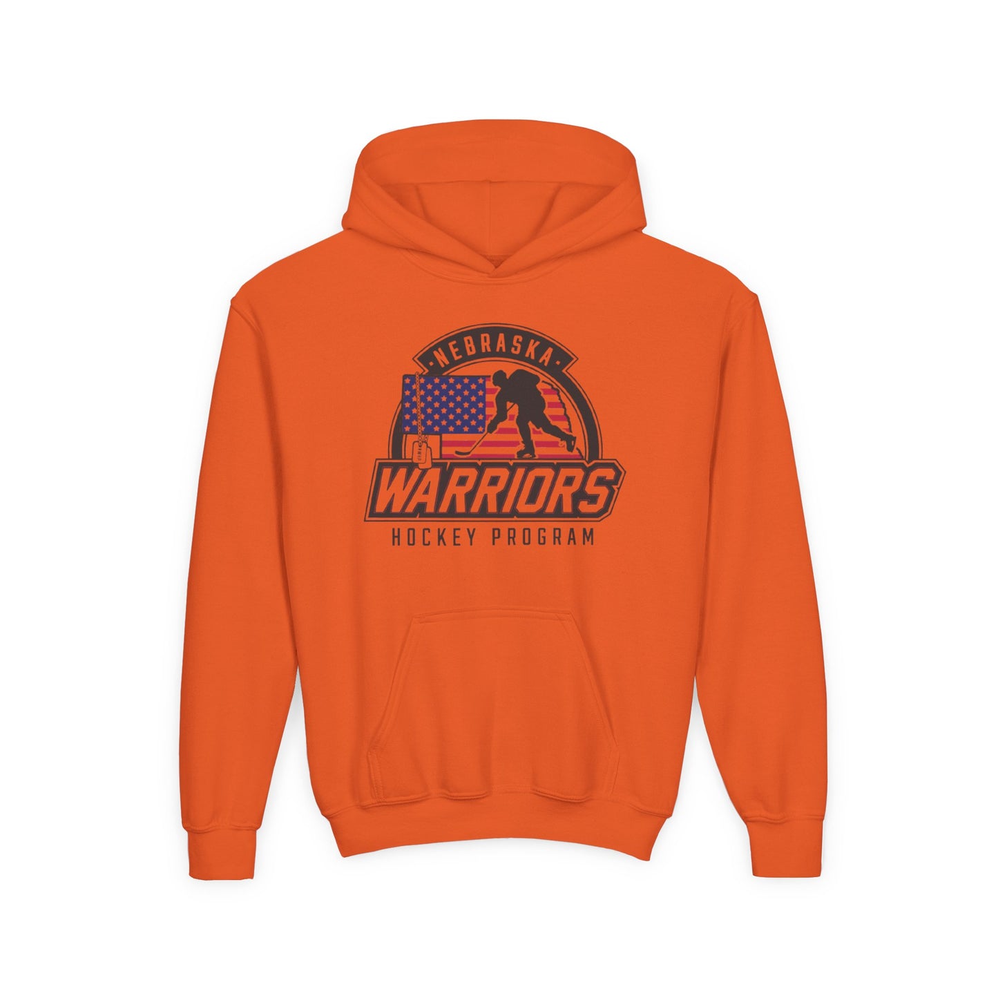 Nebraska Warriors Hockey Program Youth Hooded Sweatshirt
