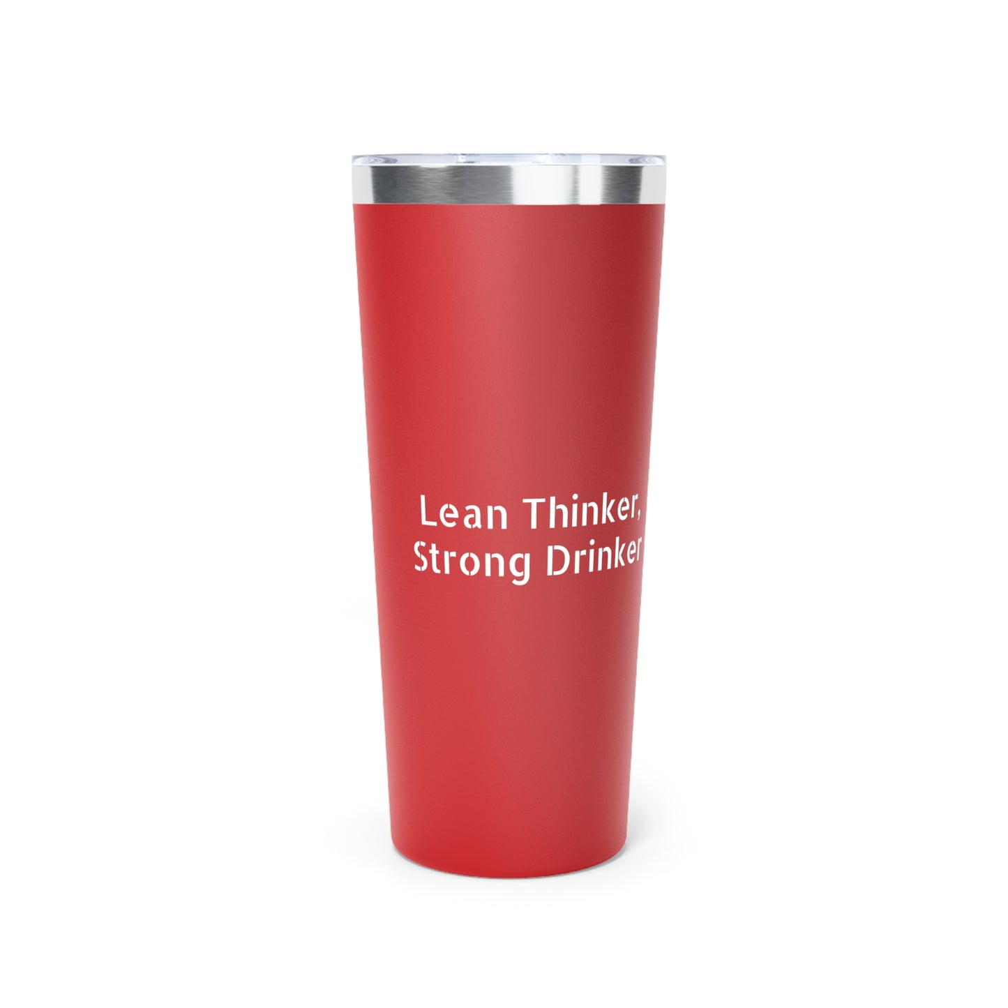 Training 101 Academy Copper Vacuum Insulated Tumbler, 22oz Lean Thinker, Strong Drinker