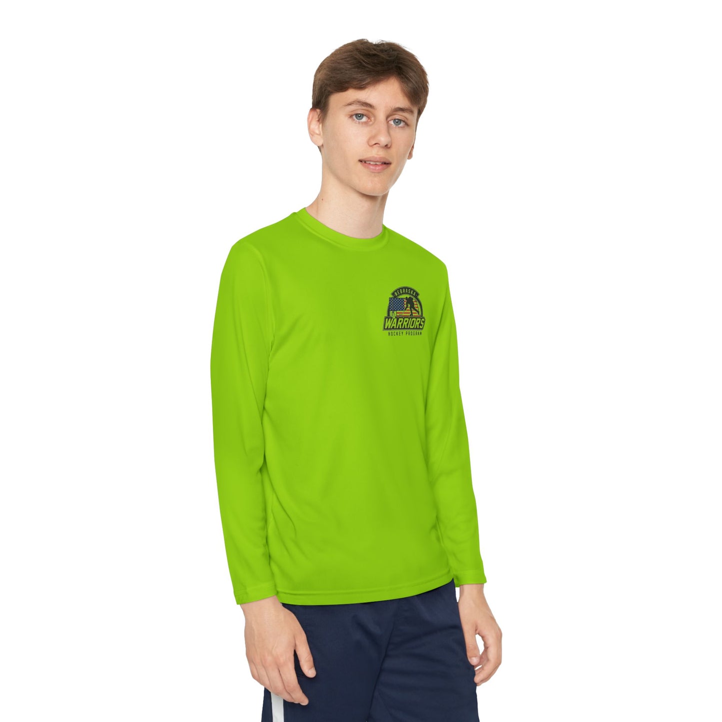 Nebraska Warriors Hockey Program Long Sleeve Tee Youth
