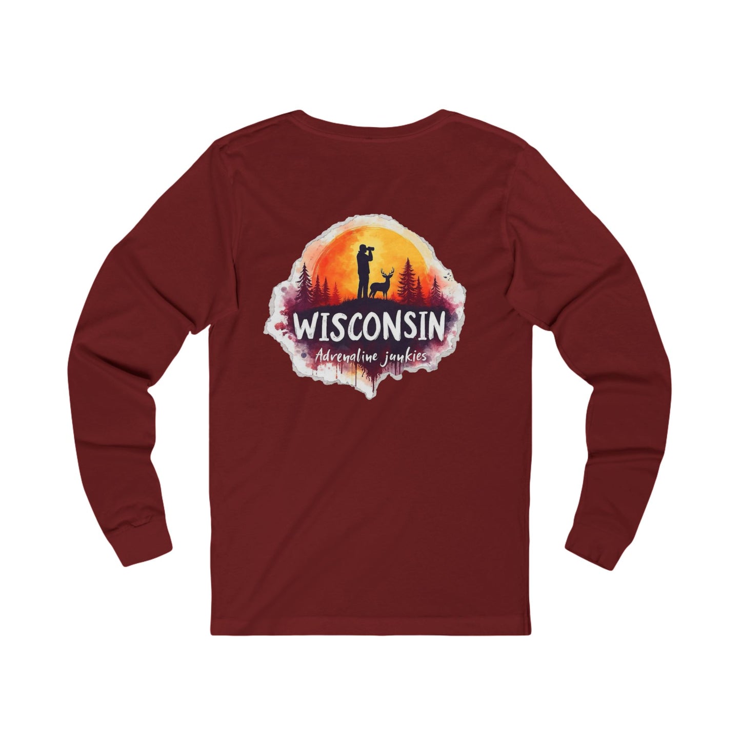 Wisconsin Adrenaline Junkies - Unisex Jersey Long Sleeve Tee