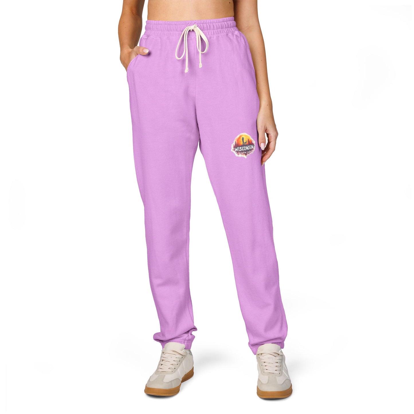 Wisconsin Adrenaline Junkies - Unisex Garment-Dyed Fleece Sweatpants