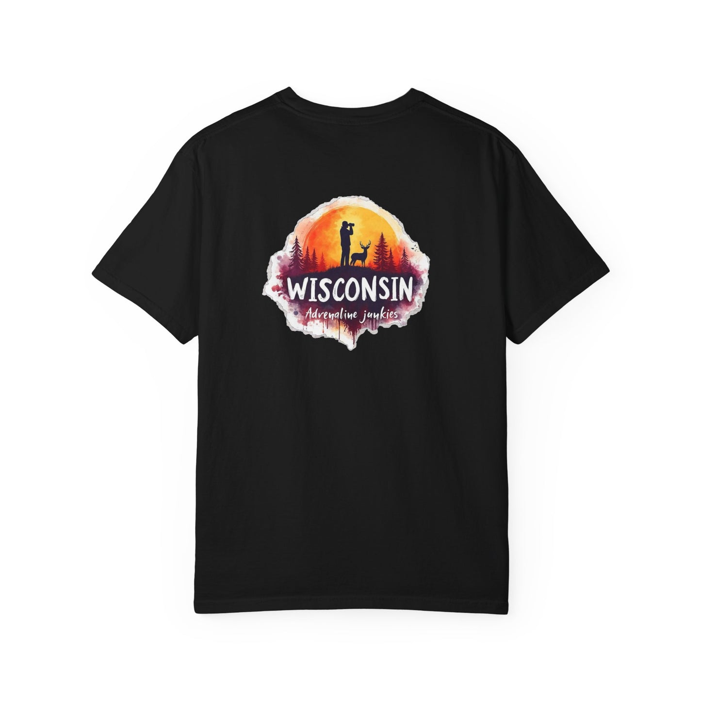 Wisconsin Adrenaline Junkies Unisex Garment-Dyed T-shirt