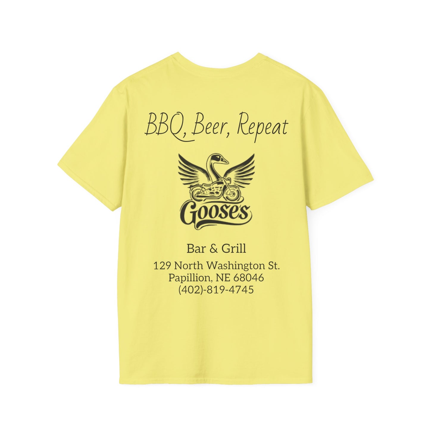 Goose's Bar & Grill - T-Shirt BBQ, Beer, Repeat