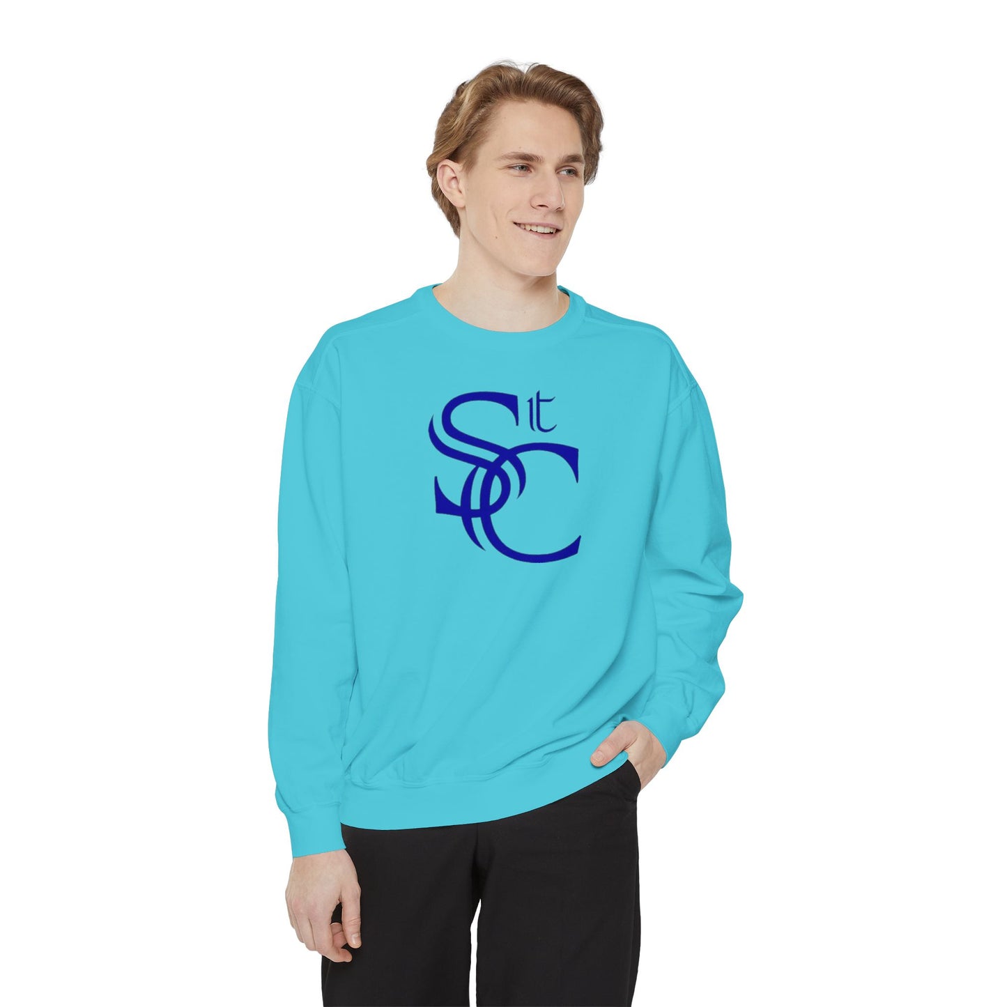St. Columbkille Crusaders - Unisex Garment-Dyed Sweatshirt