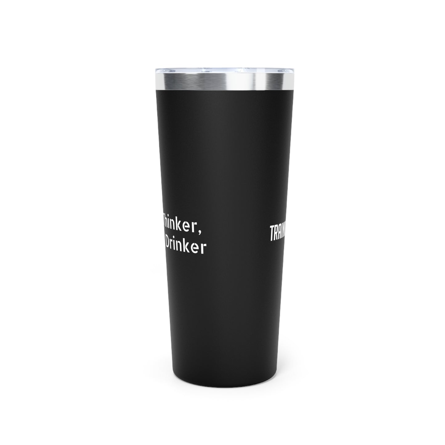 Training 101 Academy Copper Vacuum Insulated Tumbler, 22oz Lean Thinker, Strong Drinker