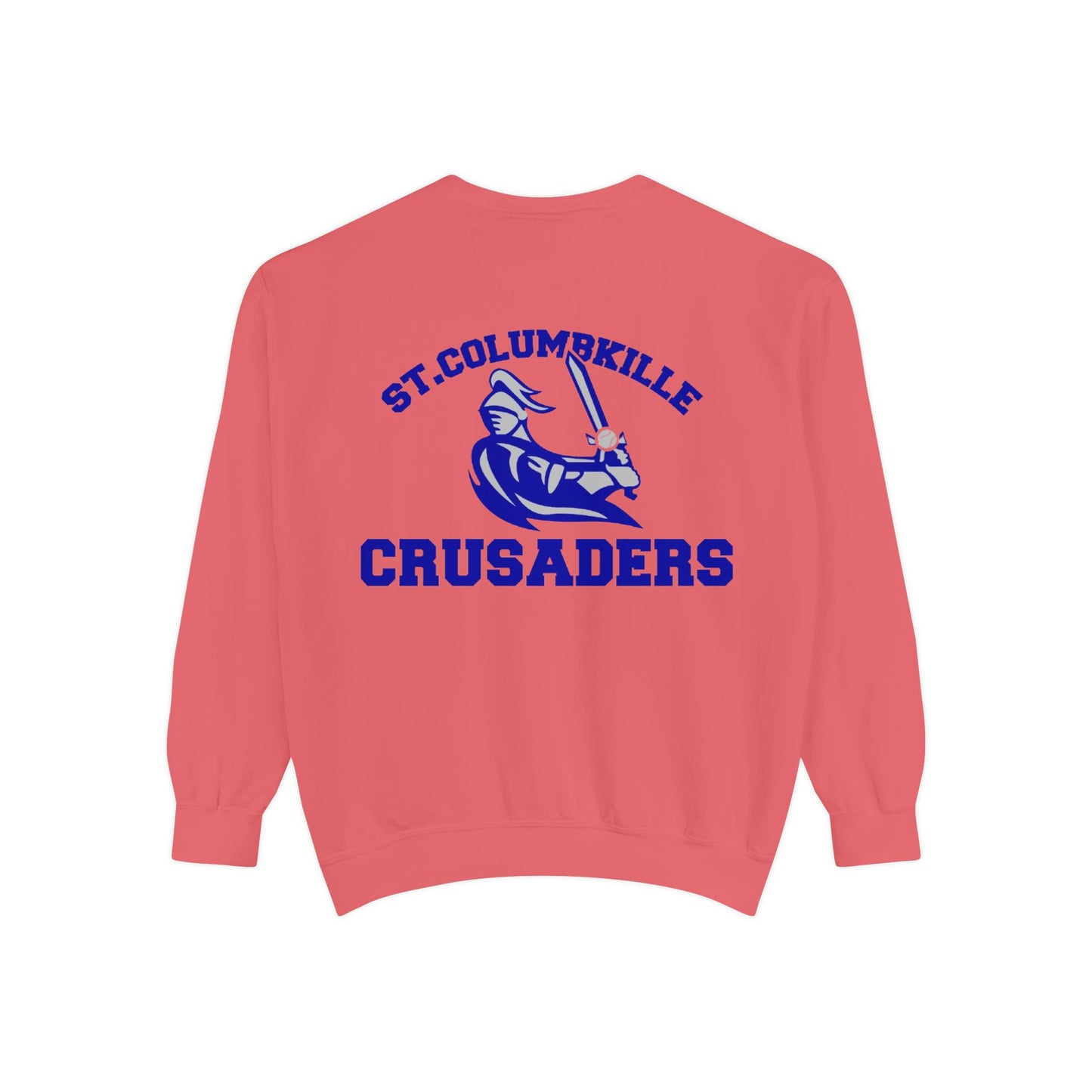 St. Columbkille Crusaders - Unisex Garment-Dyed Sweatshirt