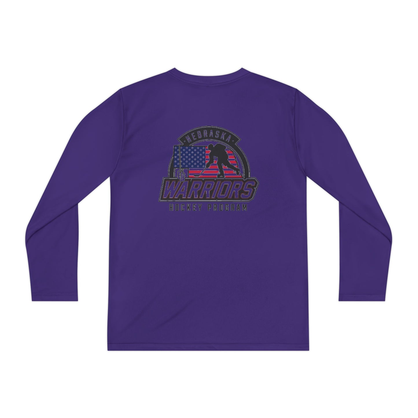 Nebraska Warriors Hockey Program Long Sleeve Tee Youth