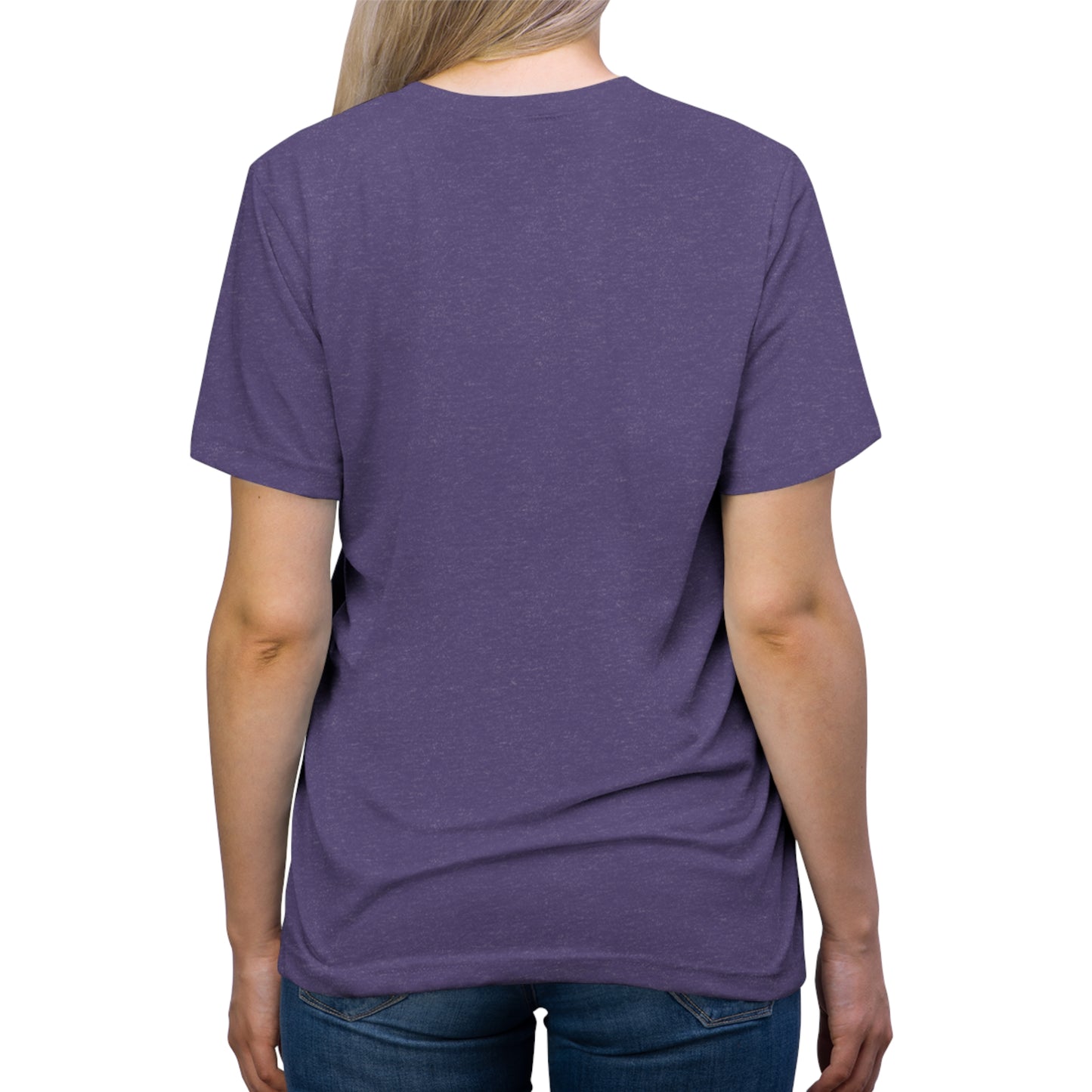 Label in neck - Template - Unisex Triblend Tee