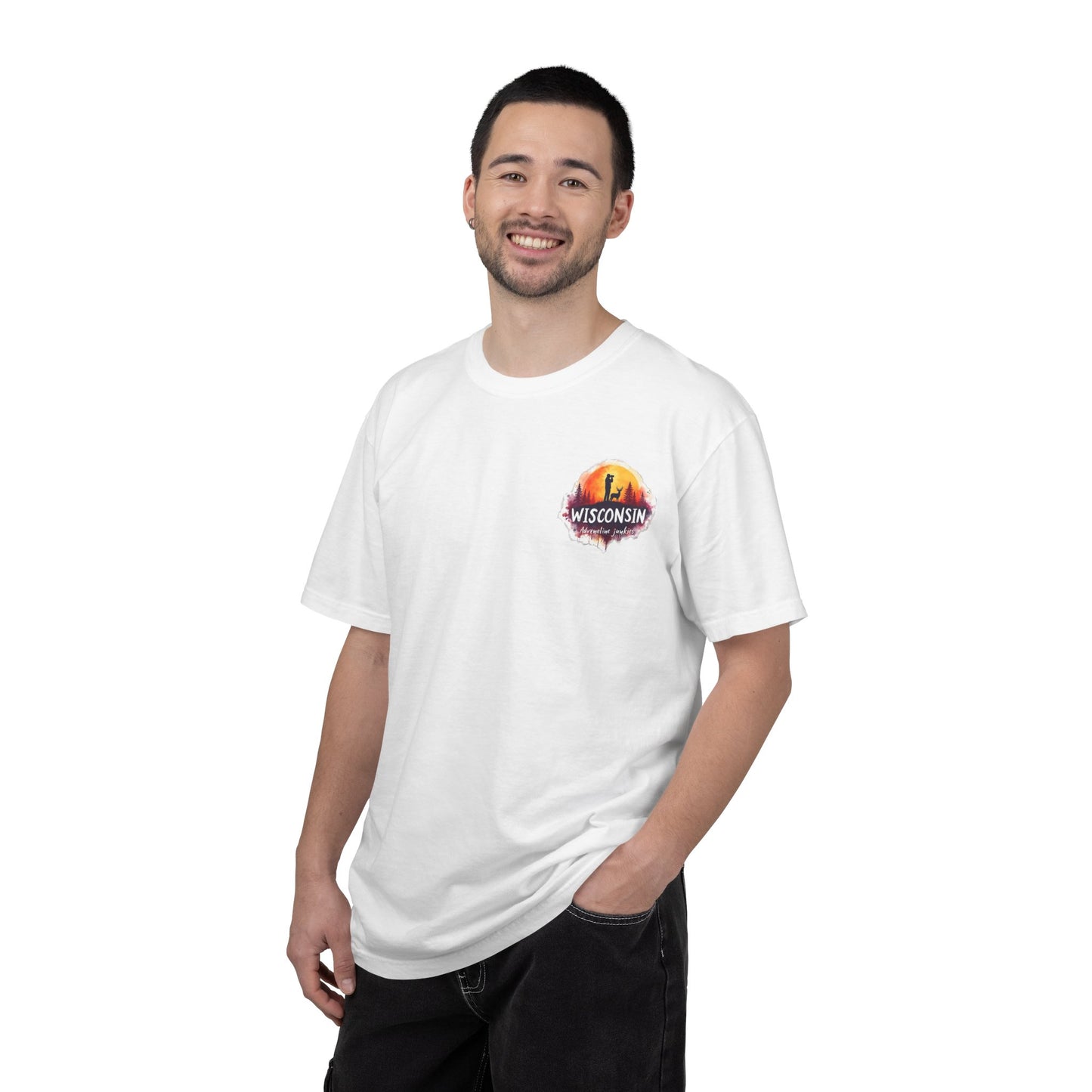 Wisconsin Adrenaline Junkies Unisex Garment-Dyed T-shirt