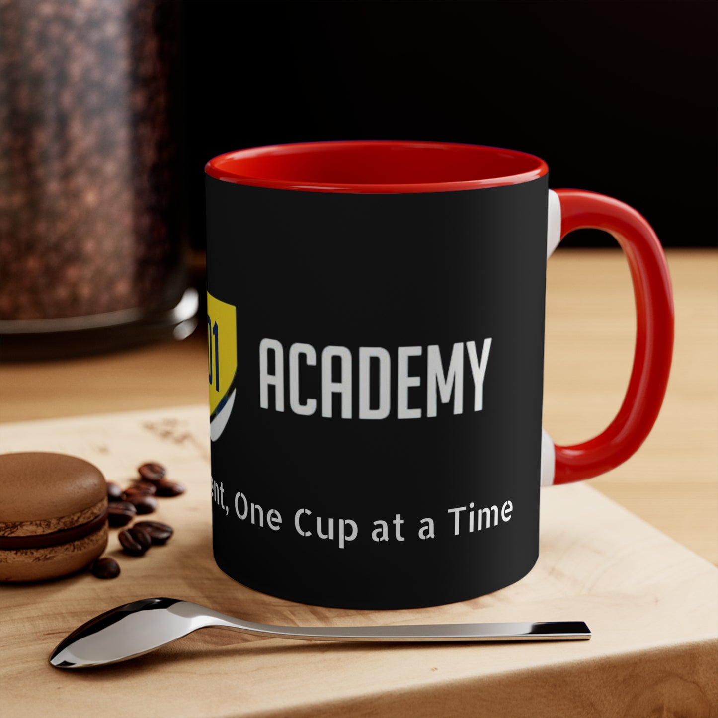 Training 101 Academy 11oz Accent Mug Blk Red