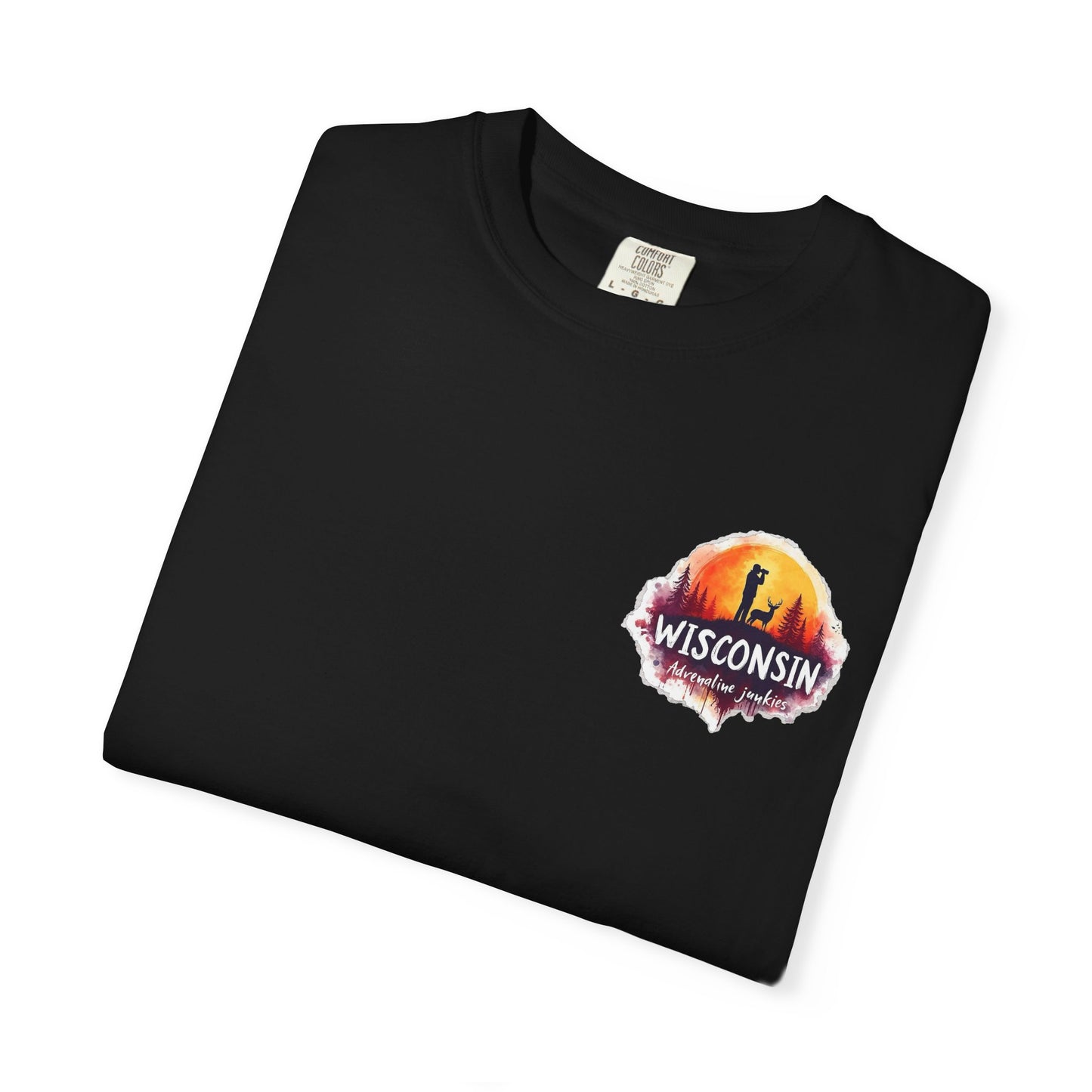 Wisconsin Adrenaline Junkies Unisex Garment-Dyed T-shirt