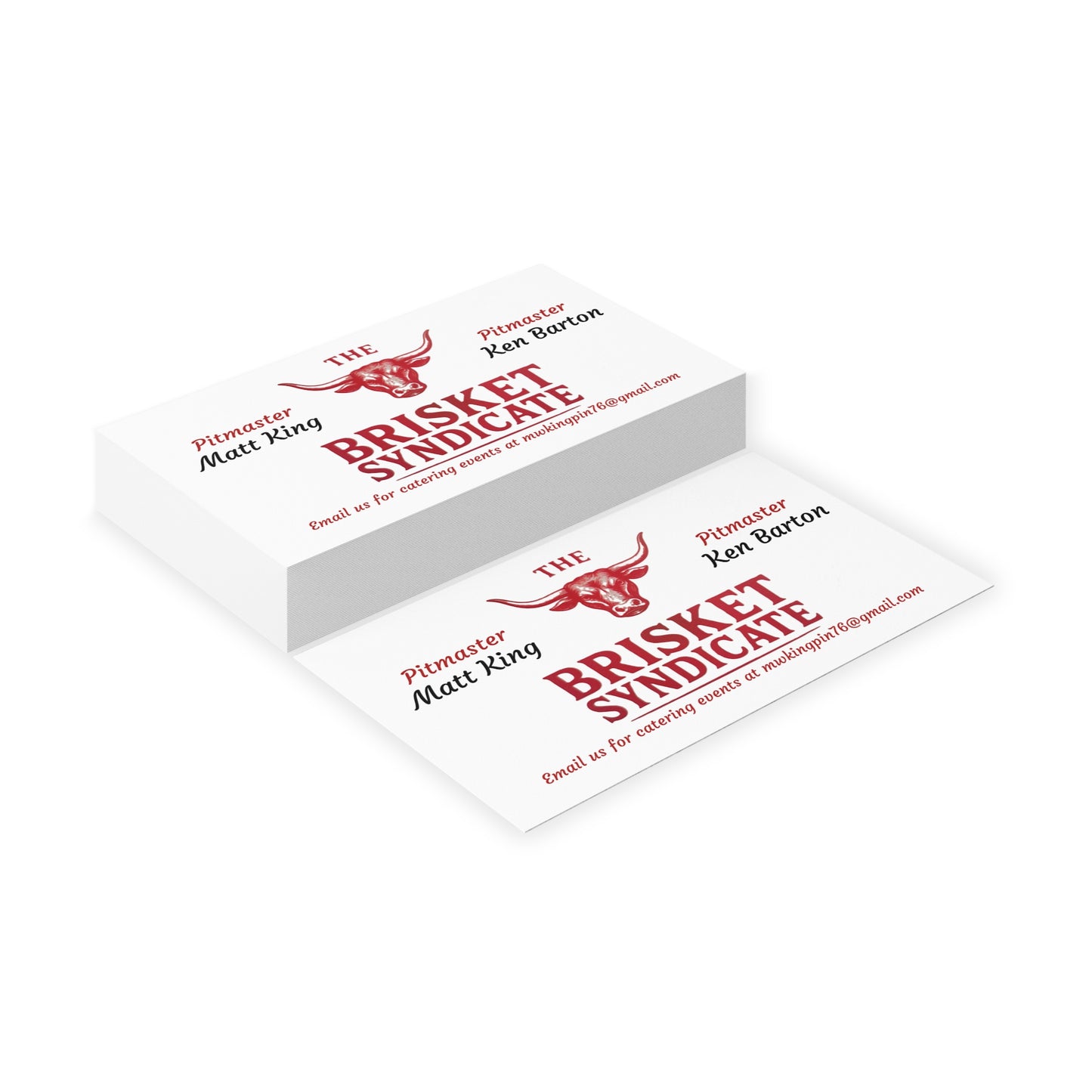 The Brisket Syndicate - Business Cards