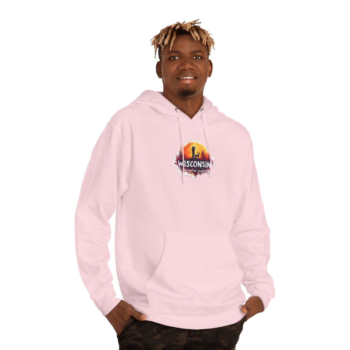 Wisconsin adrenaline junkies - Unisex Hooded Sweatshirt