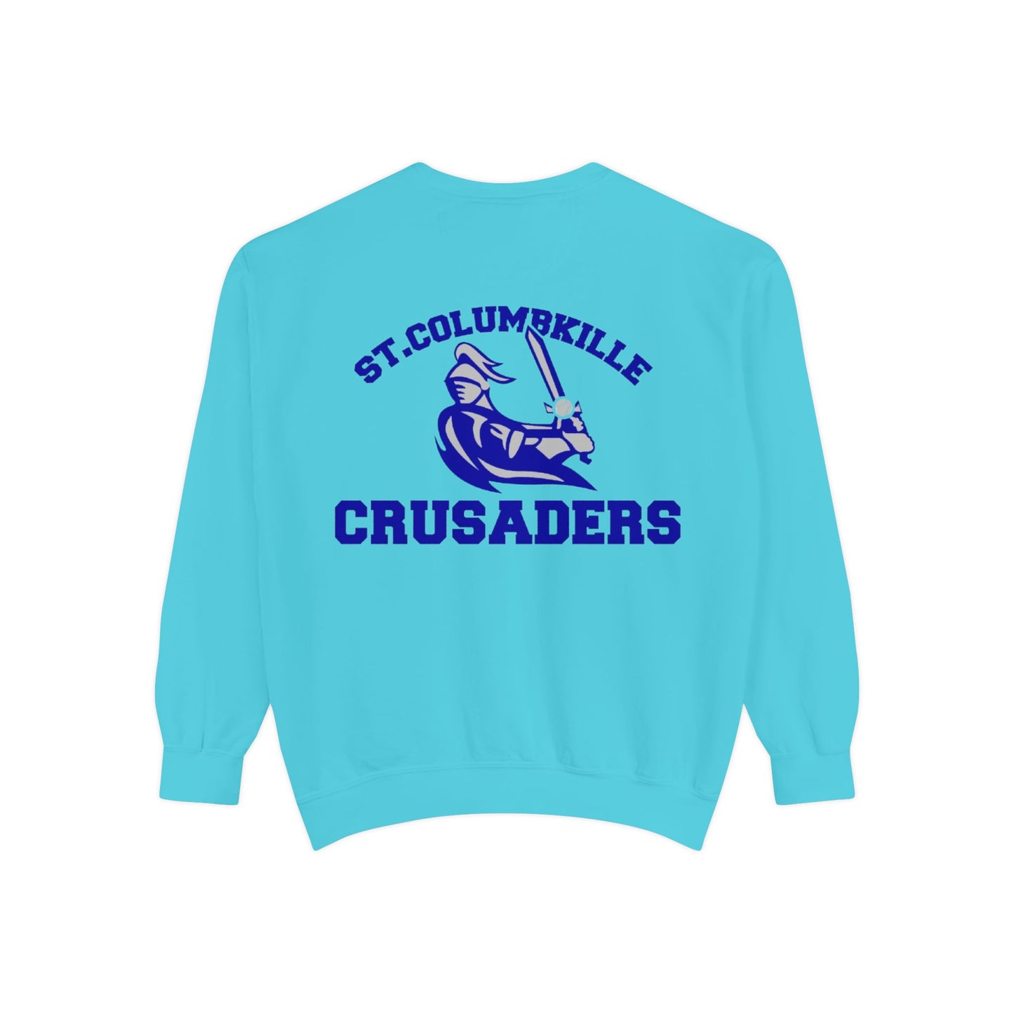 St. Columbkille Crusaders - Unisex Garment-Dyed Sweatshirt