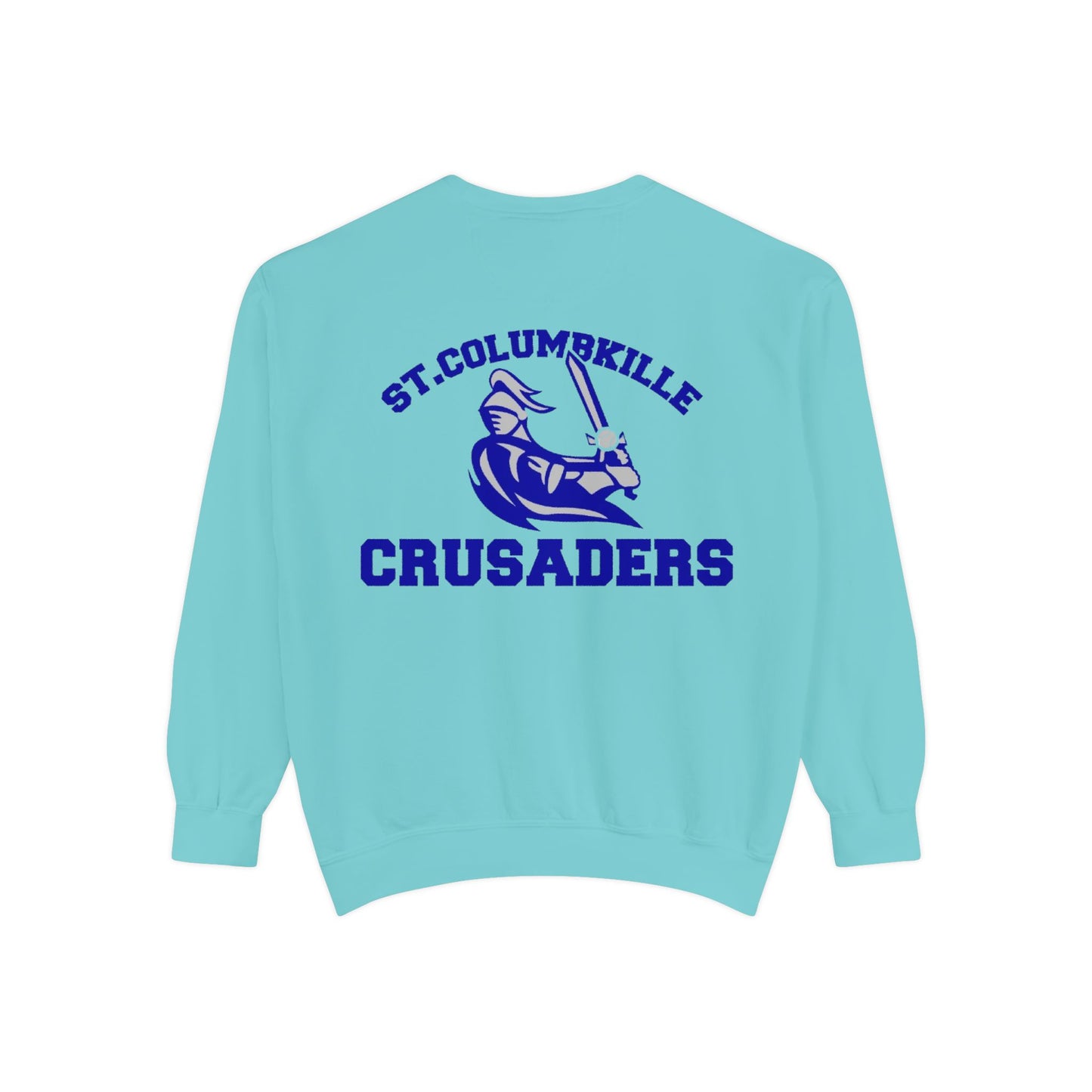 St. Columbkille Crusaders - Unisex Garment-Dyed Sweatshirt