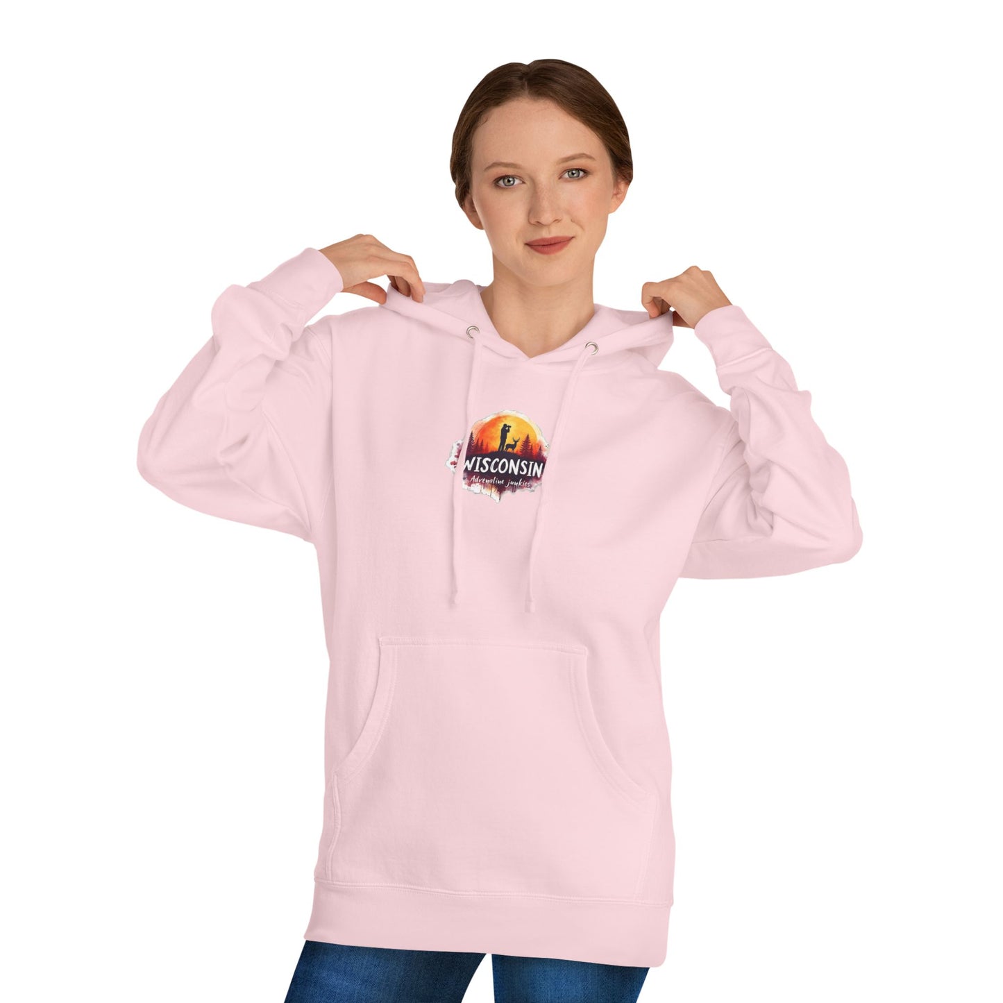 Wisconsin adrenaline junkies - Unisex Hooded Sweatshirt