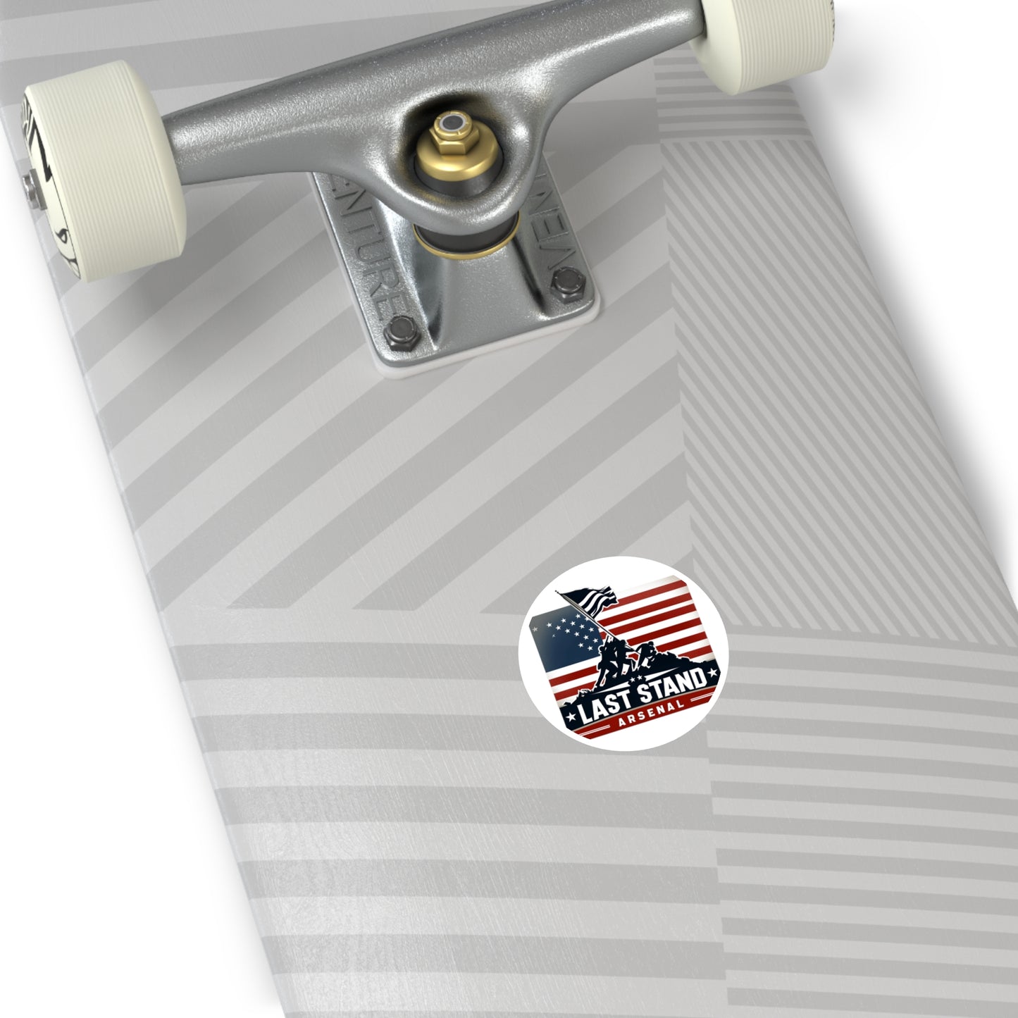 Last Stand Arsenal - Flag Round Sticker