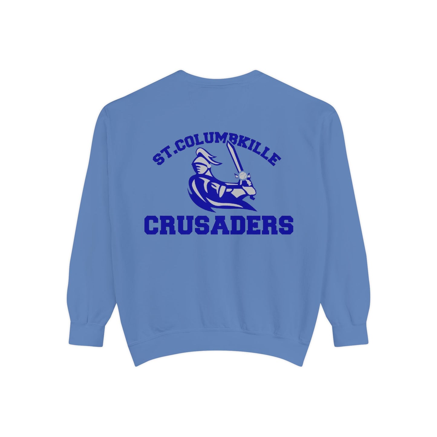 St. Columbkille Crusaders - Unisex Garment-Dyed Sweatshirt