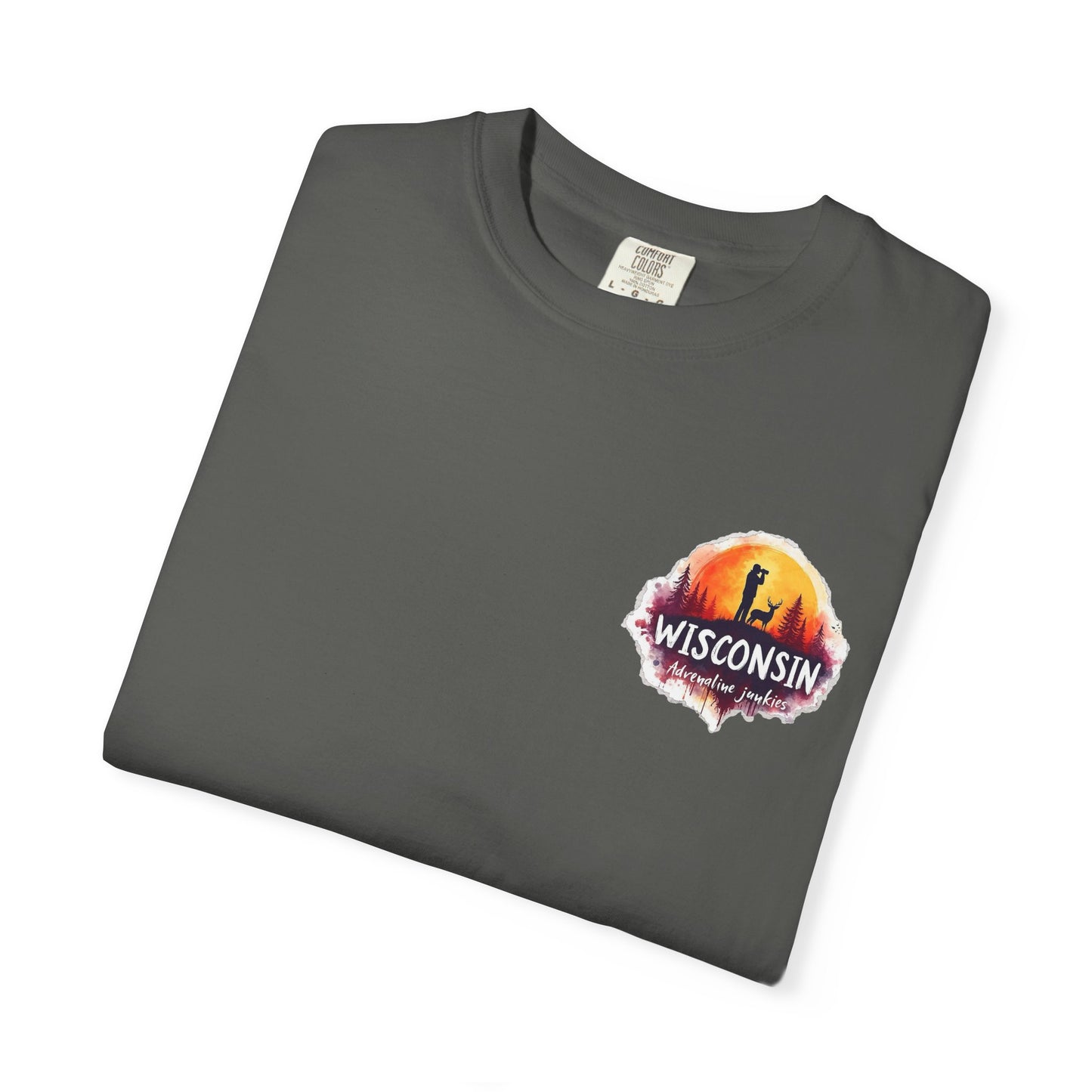 Wisconsin Adrenaline Junkies Unisex Garment-Dyed T-shirt