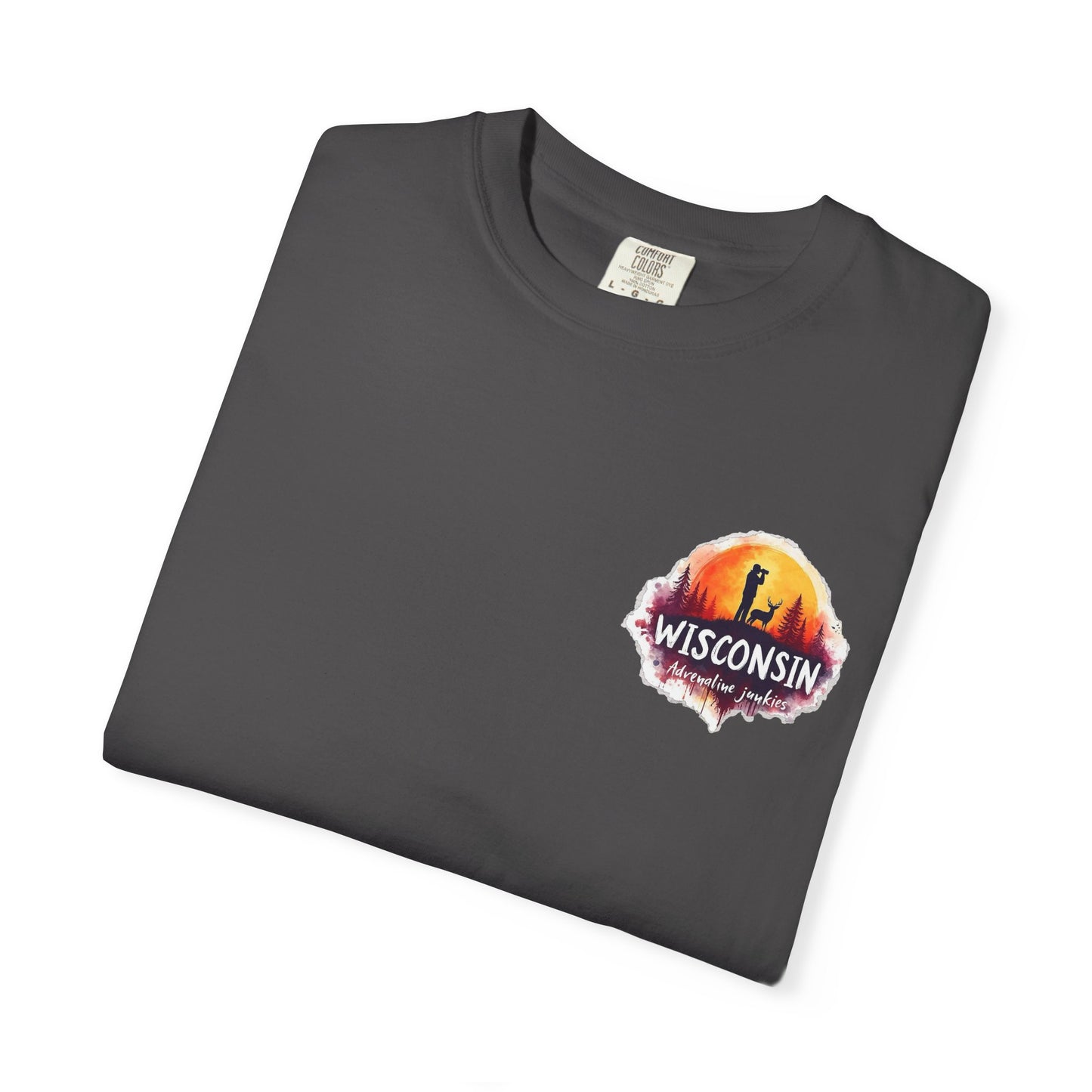 Wisconsin Adrenaline Junkies Unisex Garment-Dyed T-shirt