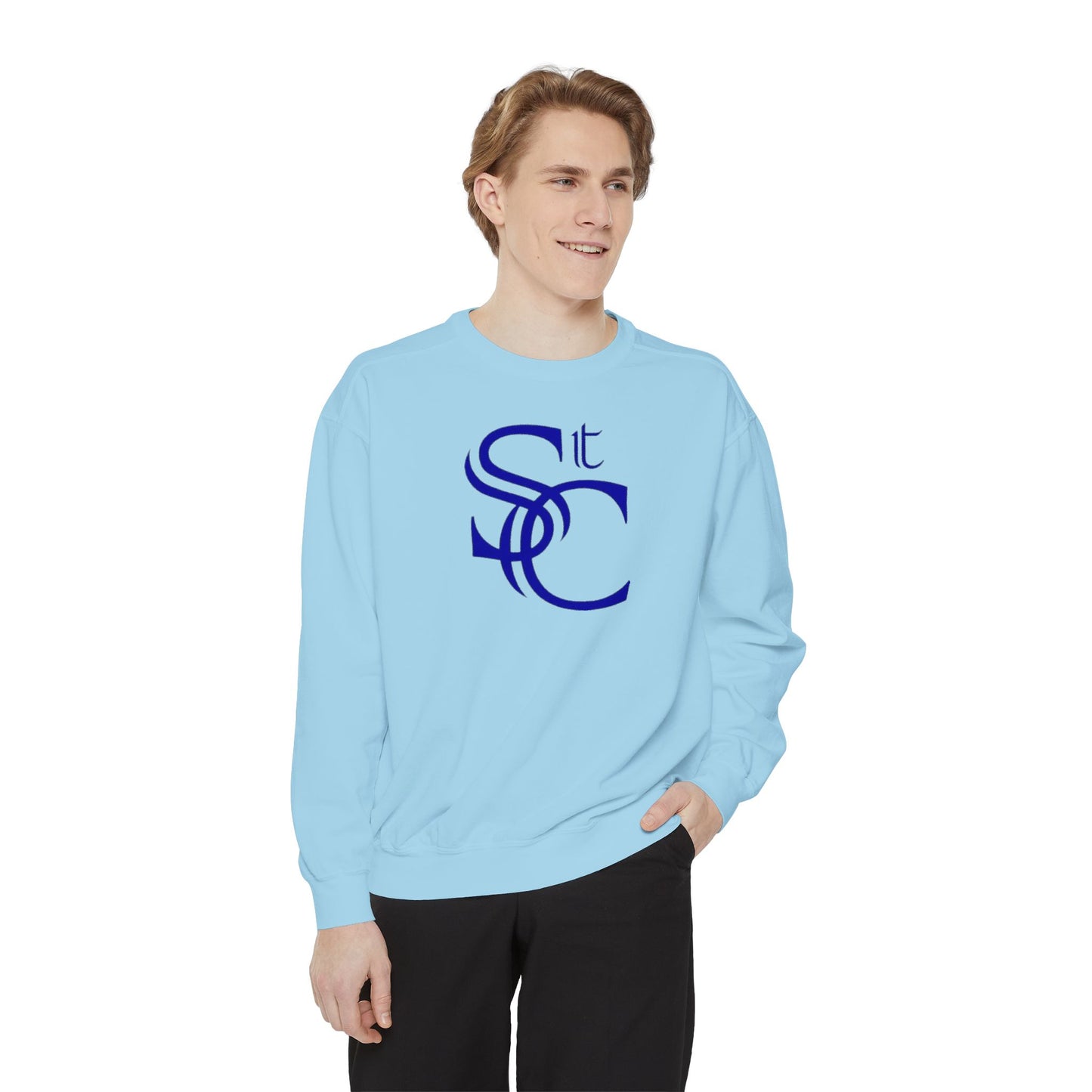 St. Columbkille Crusaders - Unisex Garment-Dyed Sweatshirt