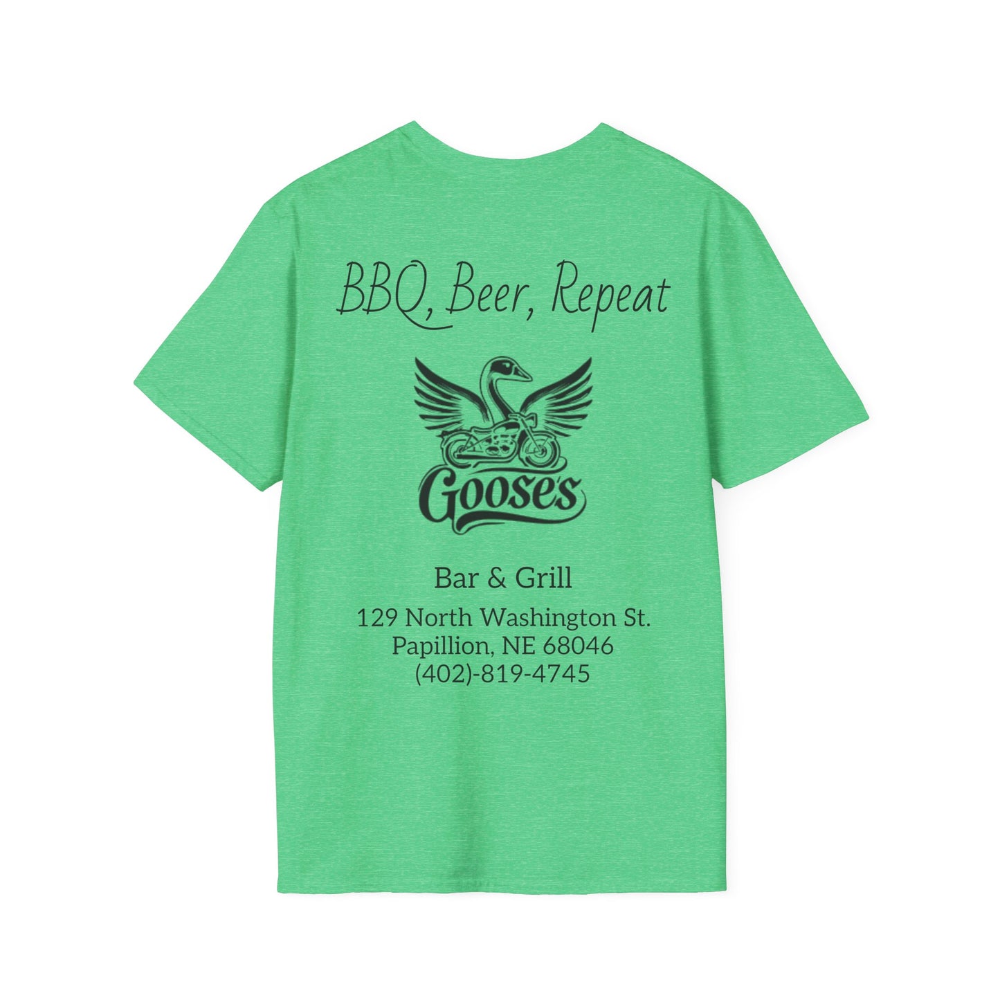 Goose's Bar & Grill - T-Shirt BBQ, Beer, Repeat